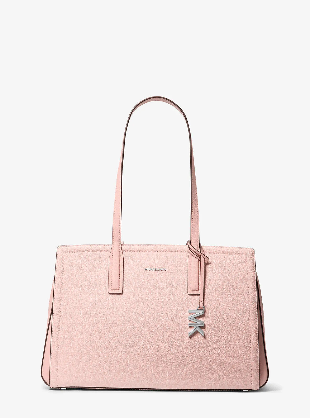 Michael Kors Draagtas Laila met kenmerkend logo, middelgroot ZACHTROZE Clearance