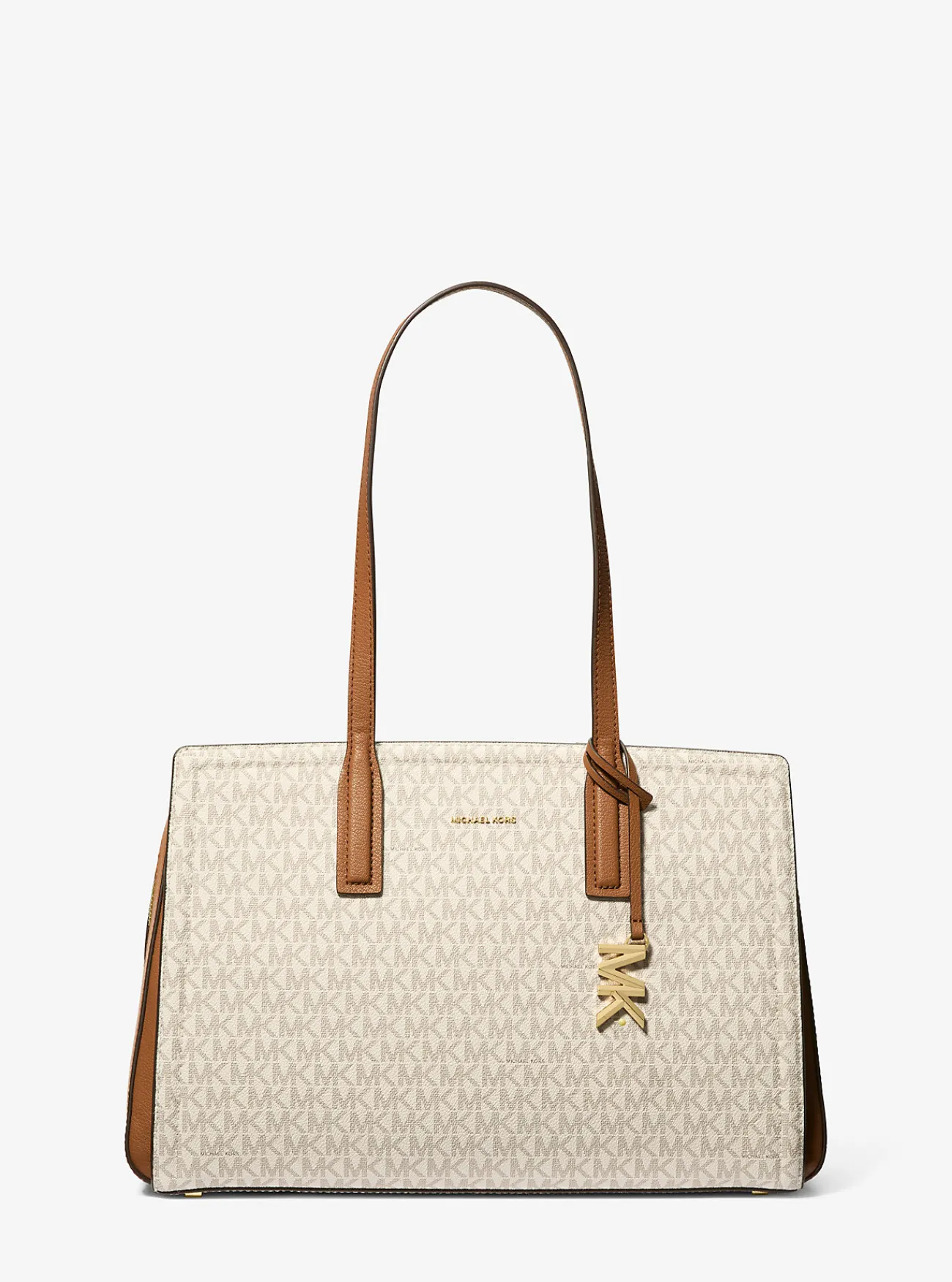 Michael Kors Draagtas Laila met kenmerkend logo, middelgroot Sale