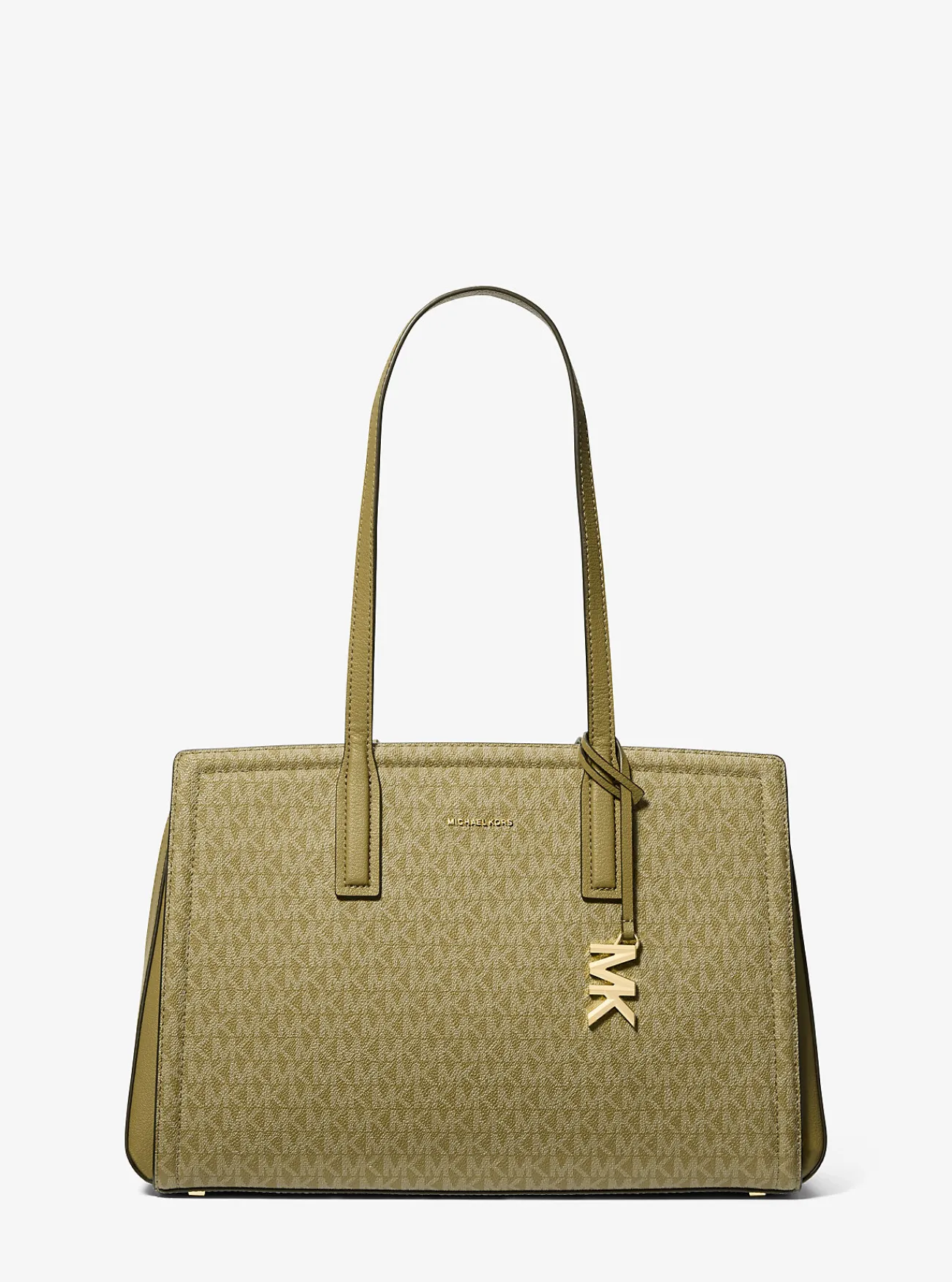 Michael Kors Draagtas Laila met kenmerkend logo, middelgroot SAFARIGROEN Fashion
