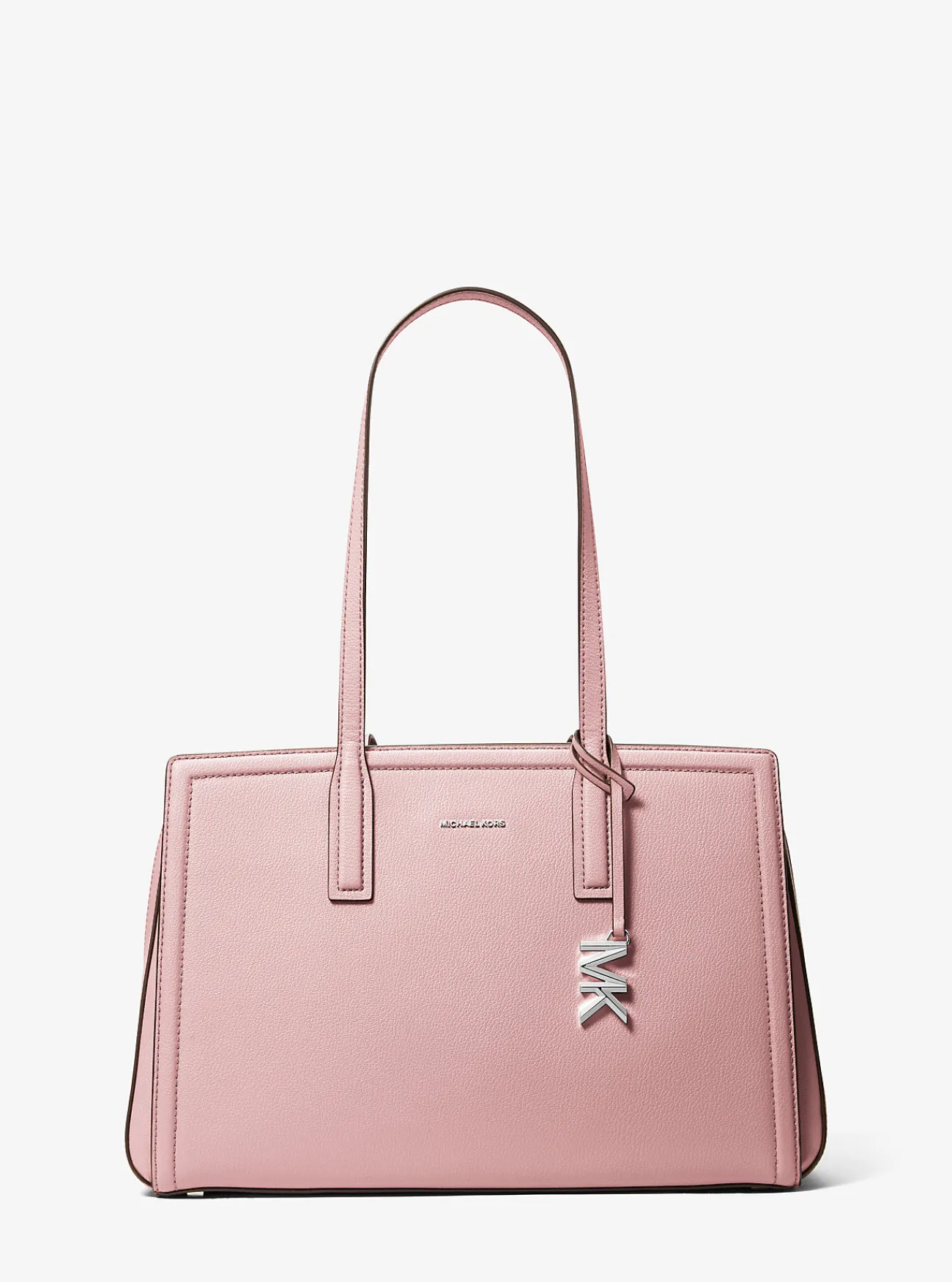Michael Kors Draagtas Laila van getrommeld leer, middelgroot ZACHTROZE Hot