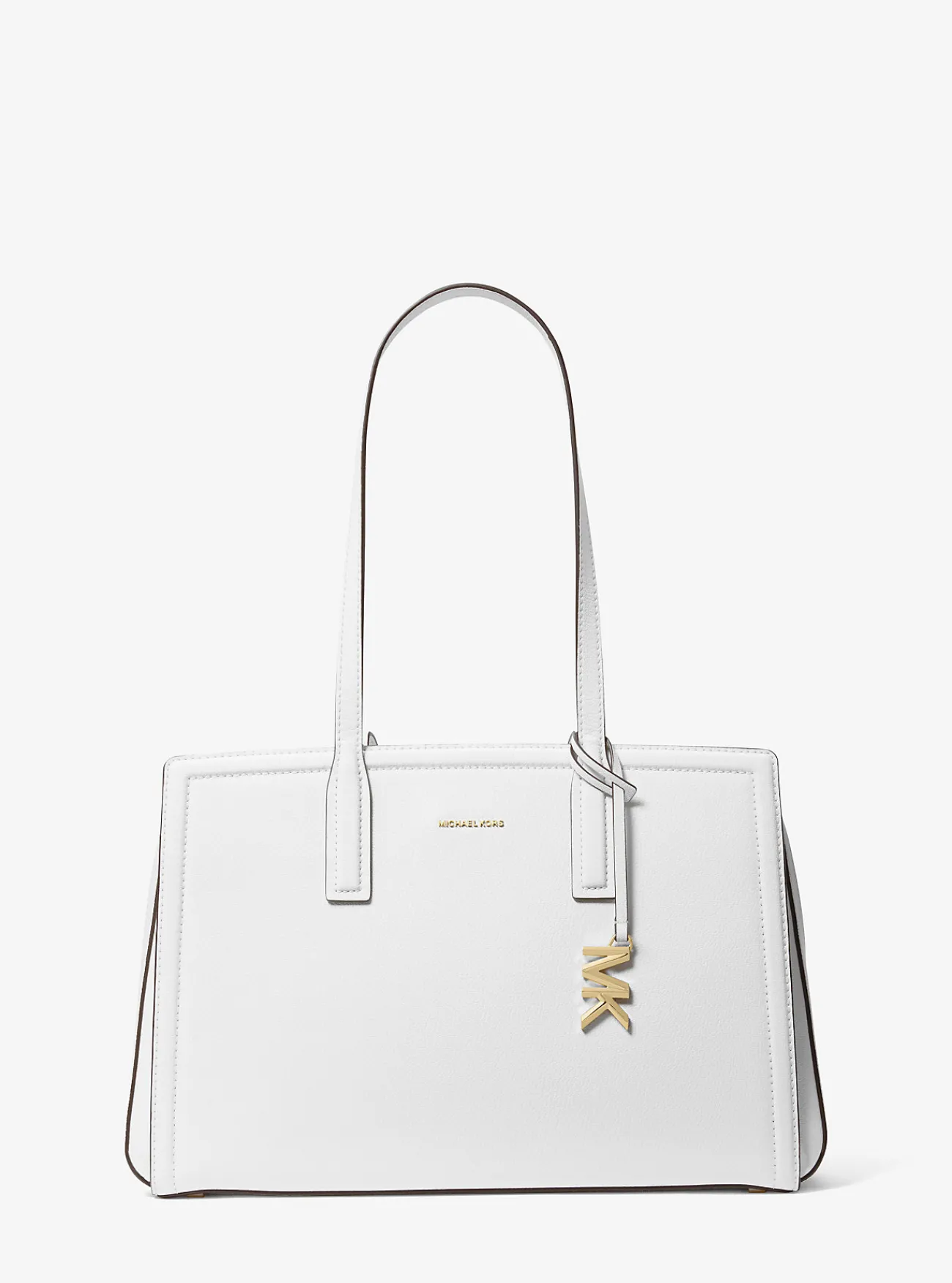 Michael Kors Draagtas Laila van leer, middelgroot OPTISCHWIT Fashion