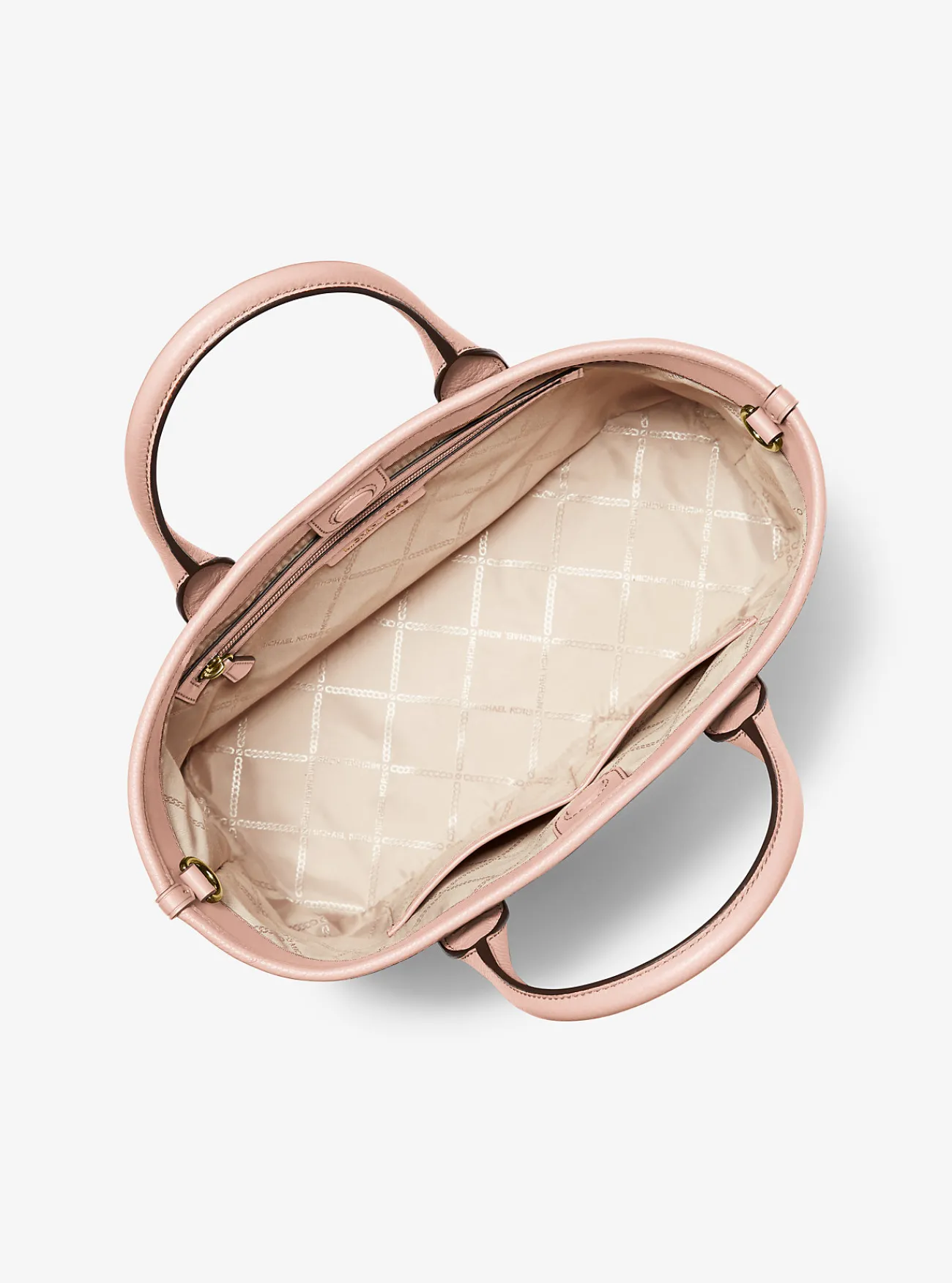 Michael Kors Draagtas Luisa van getrommeld leer, middelgroot ZACHTROZE Fashion