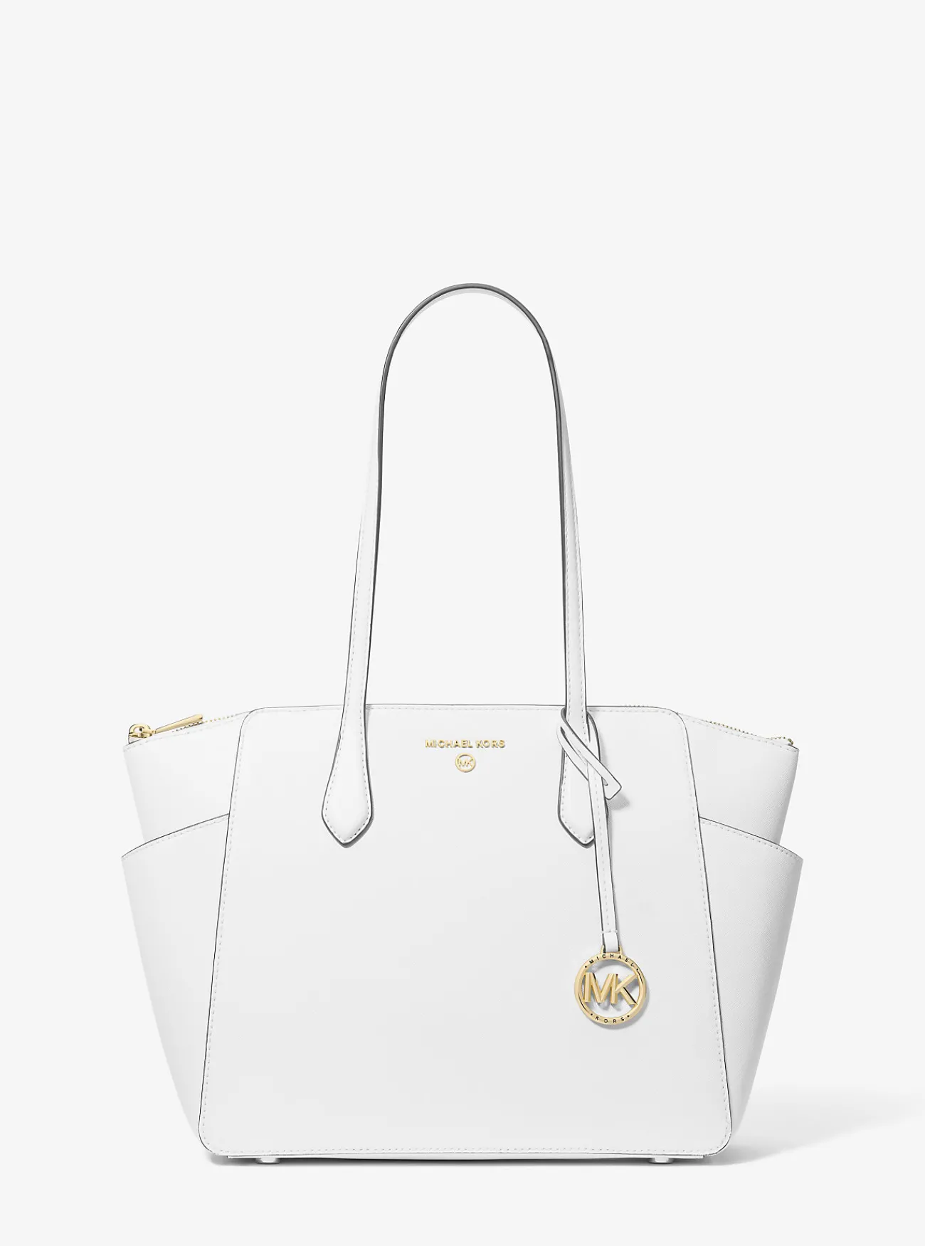 Michael Kors Draagtas Marilyn van saffianoleer, middelgroot OPTISCHWIT Hot