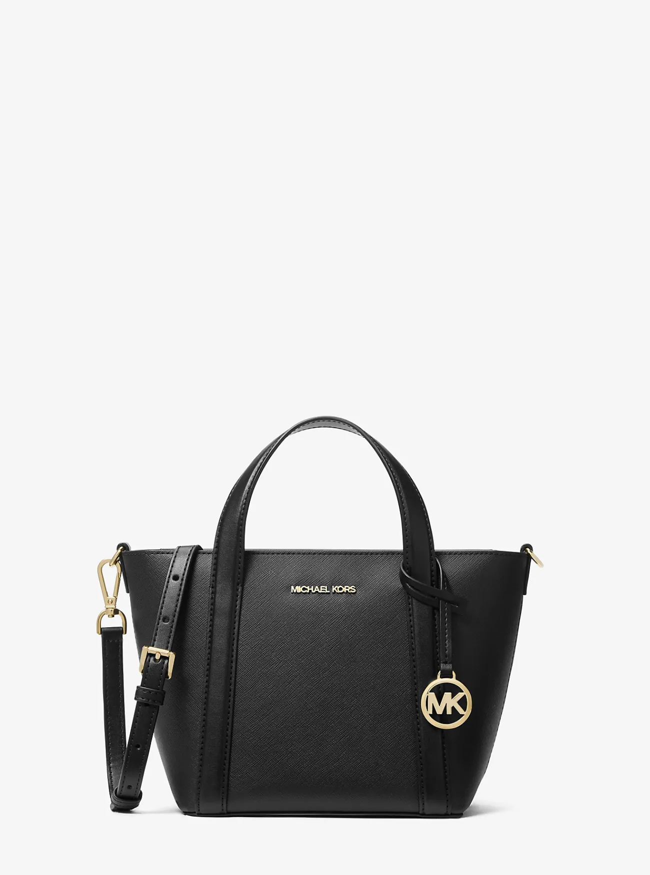 Michael Kors Draagtas Pratt, klein ZWART New