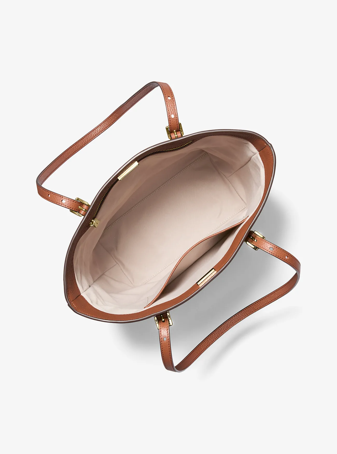 Michael Kors Draagtas Quinn van getrommeld leer, groot LUGGAGE Best