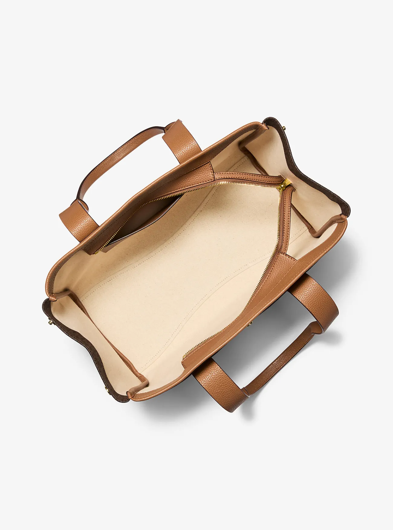Michael Kors Draagtas Romee van canvas met kenmerkend logo en leer, groot Fashion