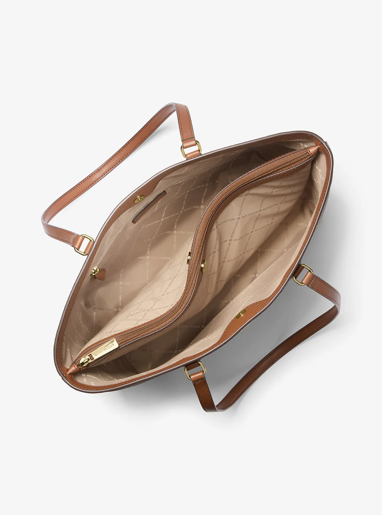 Michael Kors Draagtas Sheila met kenmerkend logo, groot VANILLE Outlet