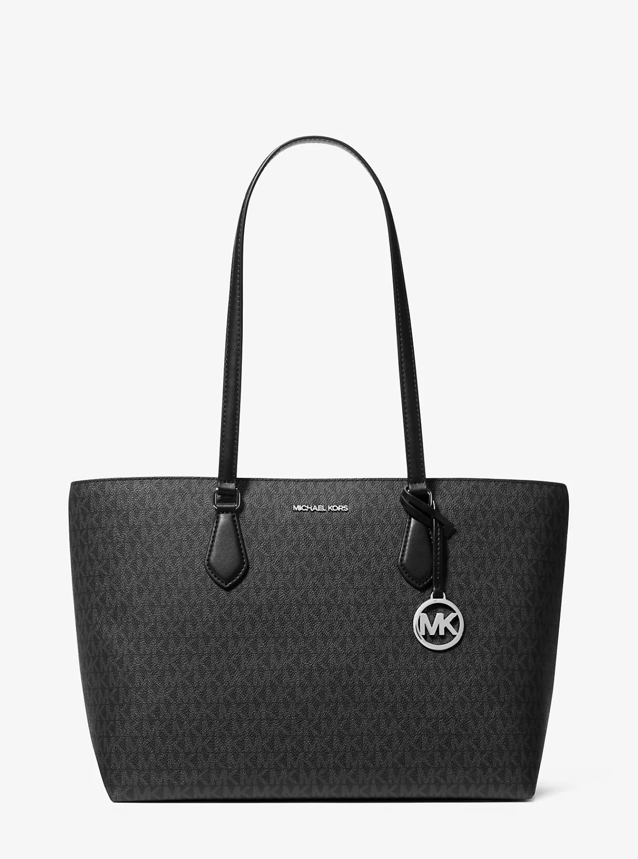 Michael Kors Draagtas Sheila met kenmerkend logo, groot ZWART Sale