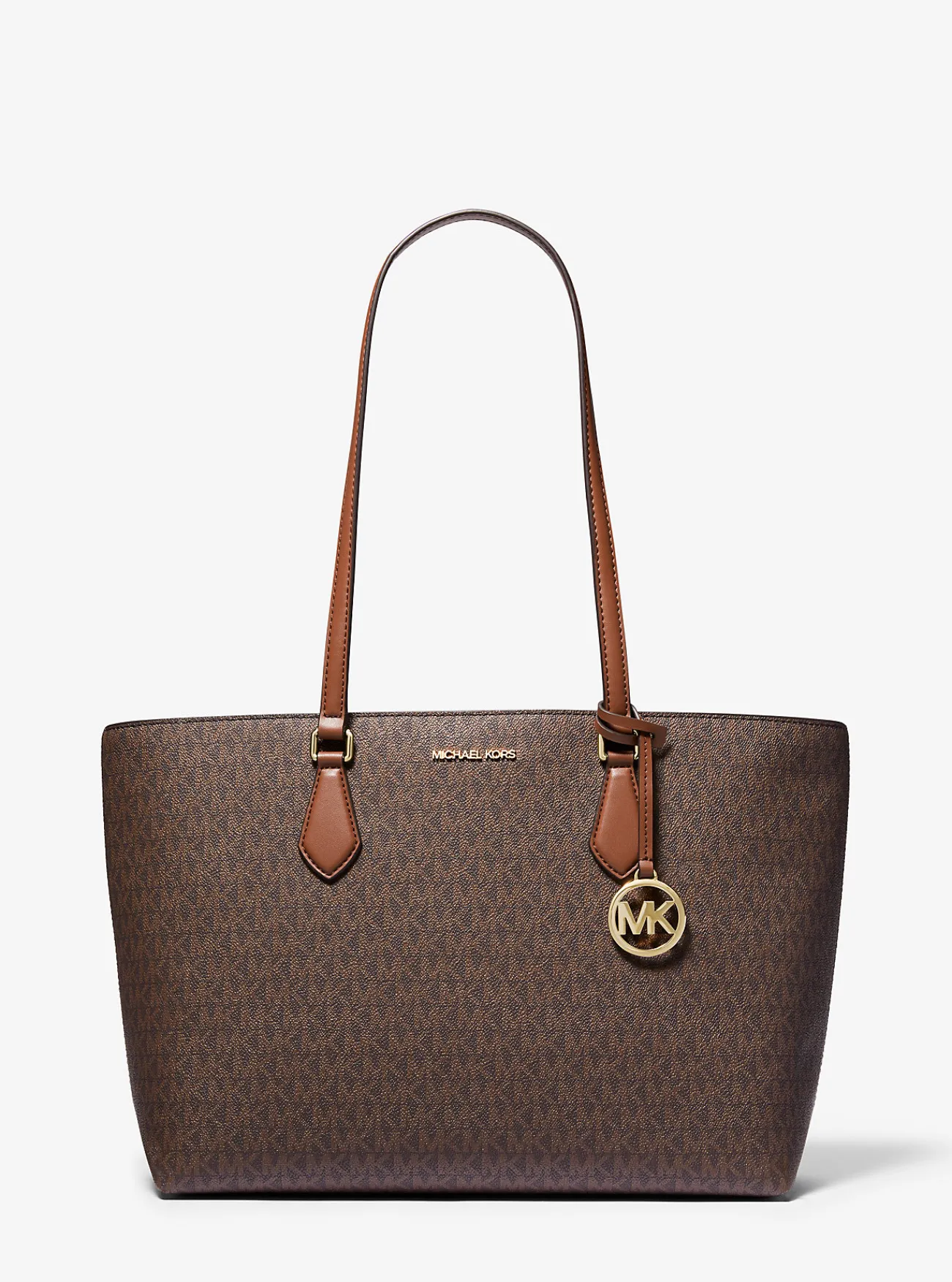 Michael Kors Draagtas Sheila met kenmerkend logo, groot BRUIN Discount