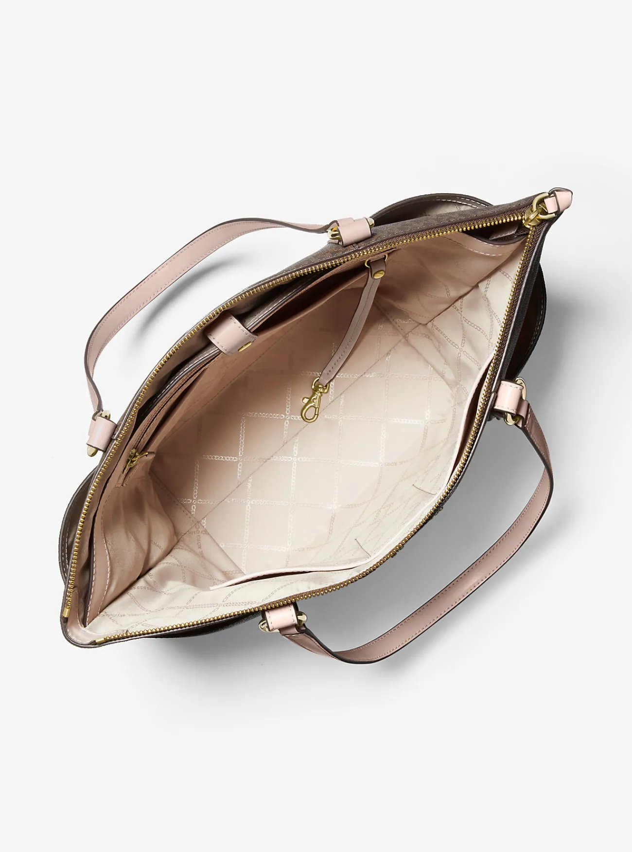 Michael Kors Draagtas Sullivan met rits aan bovenkant en logo, groot Clearance