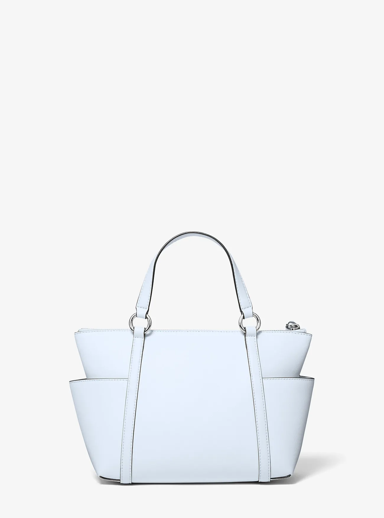 Michael Kors Draagtas Sullivan van saffianoleer met rits aan de bovenkant, klein Outlet