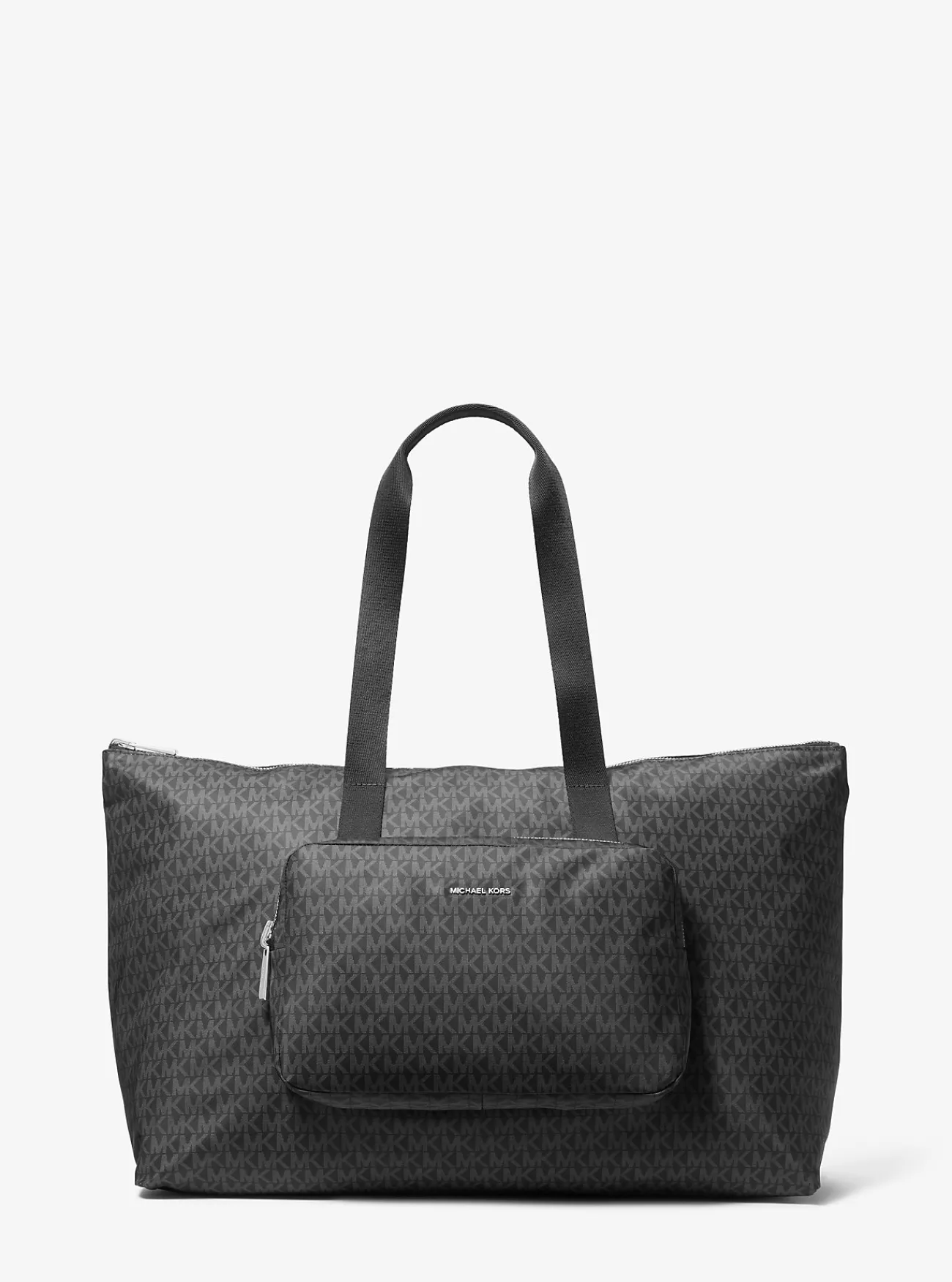 Michael Kors Draagtas Tanner met kenmerkende logoprint, omkeerbaar, opvouwbaar en groot ZWART Best