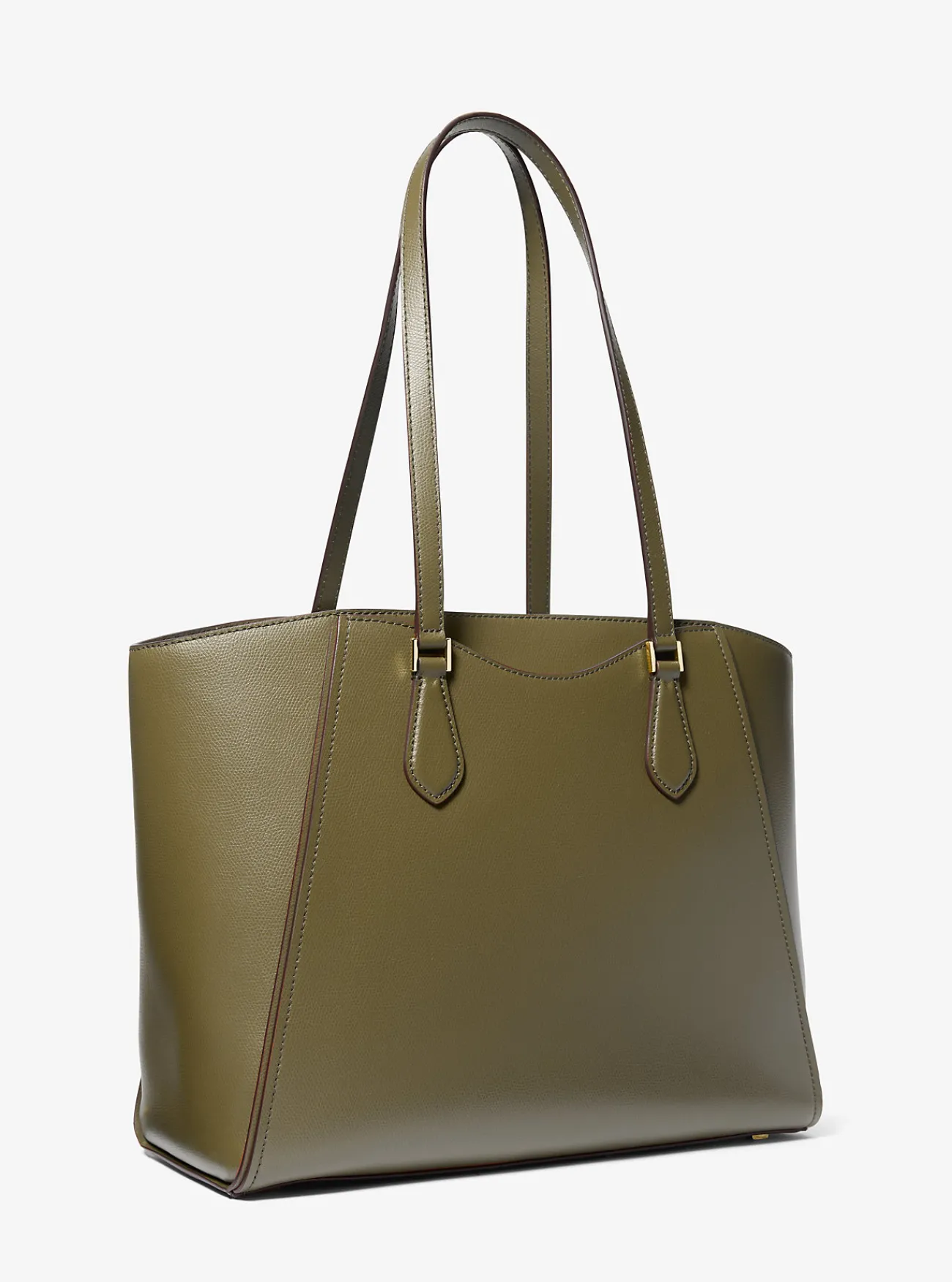 Michael Kors Draagtas Taryn van leer, groot SAFARIGROEN Fashion