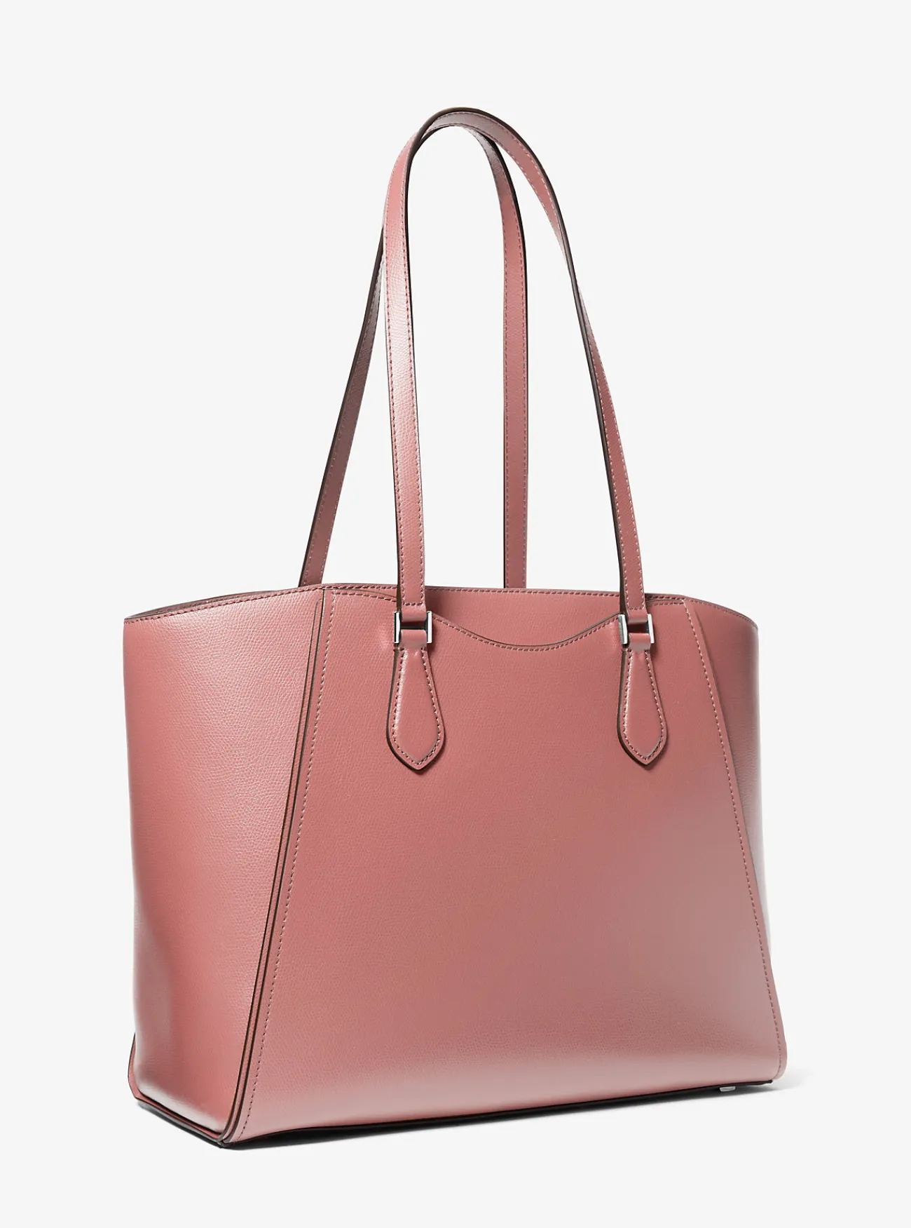 Michael Kors Draagtas Taryn van leer, groot Clearance