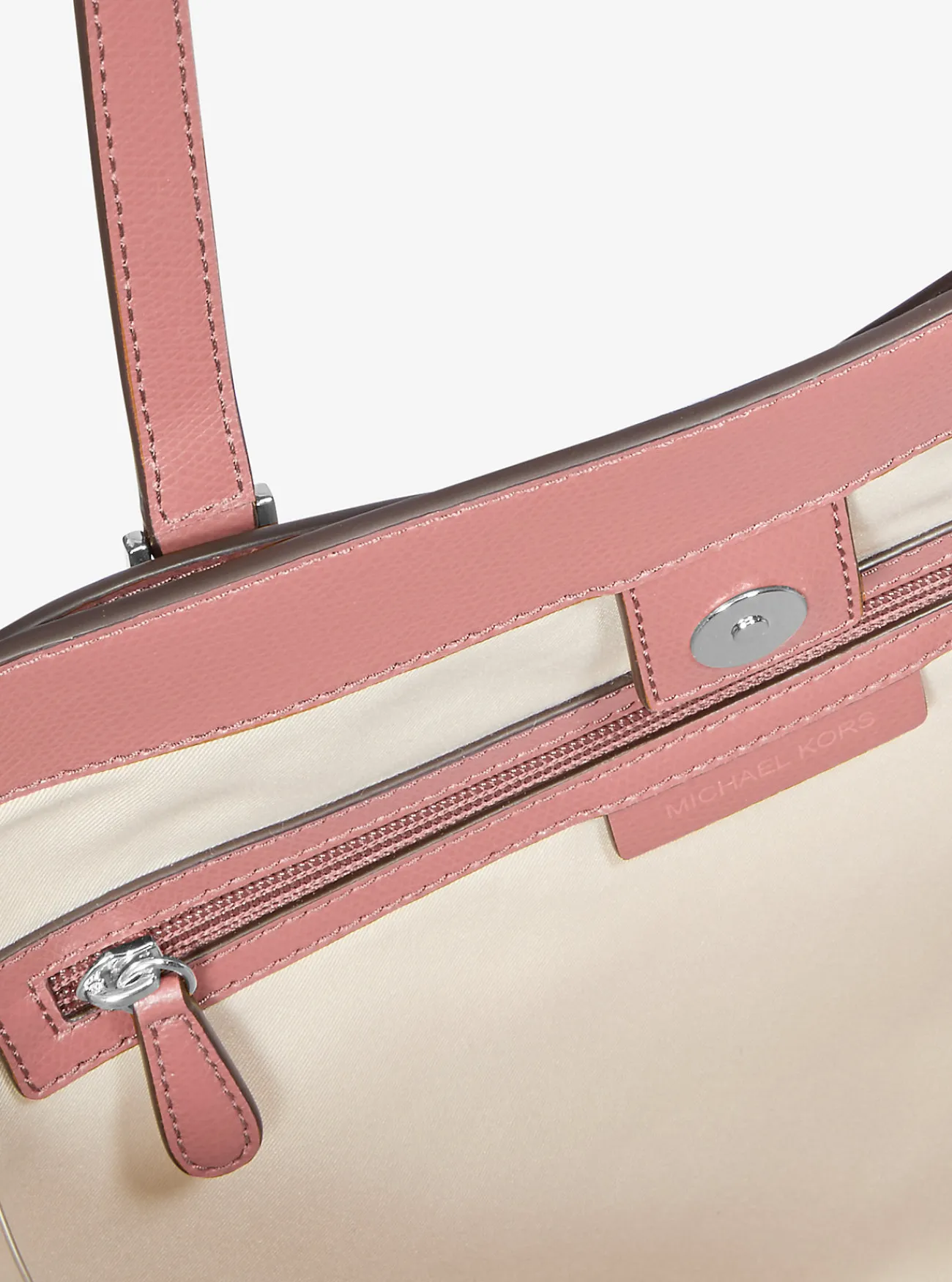 Michael Kors Draagtas Taryn van leer, groot Clearance