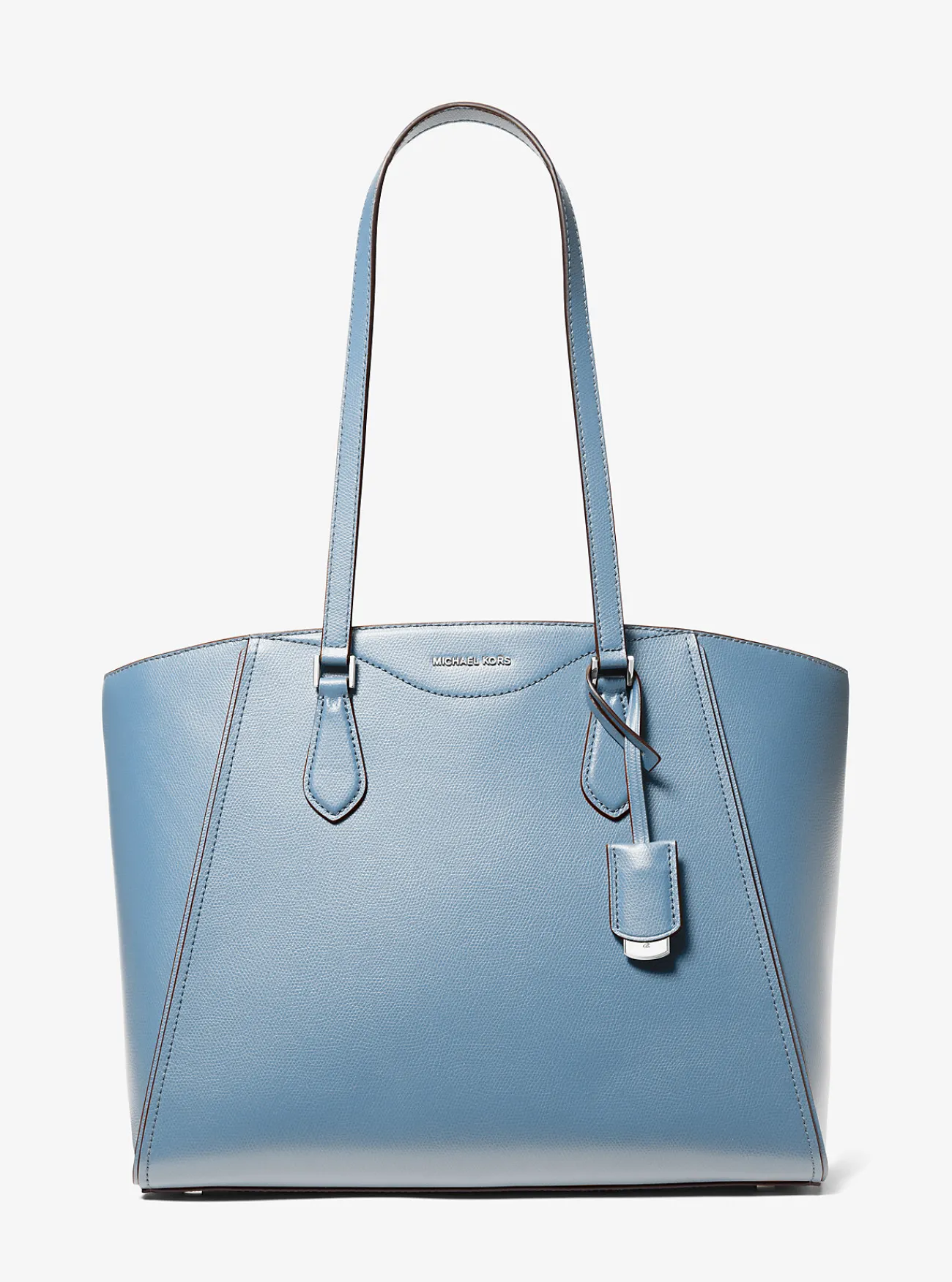 Michael Kors Draagtas Taryn van leer, groot CHAMBRAY Best