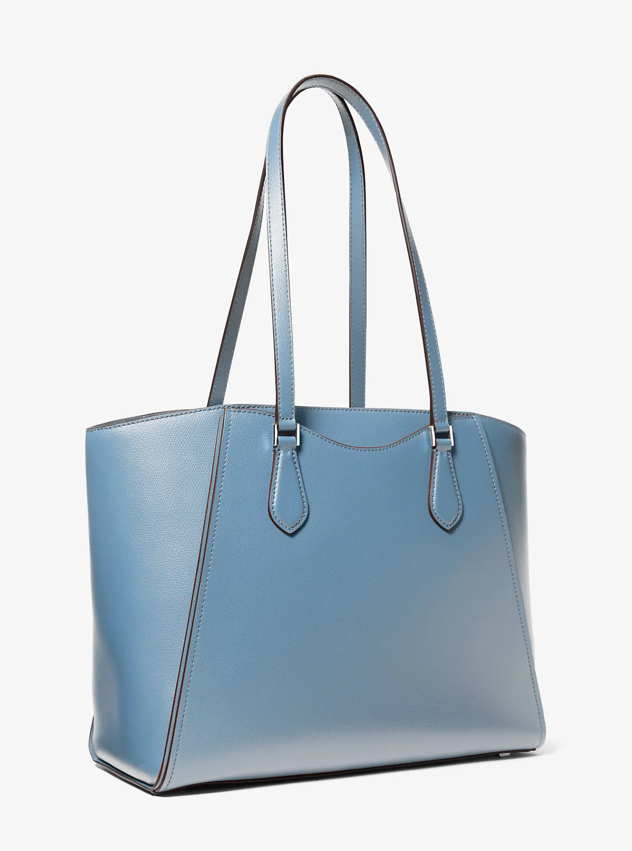 Michael Kors Draagtas Taryn van leer, groot CHAMBRAY Best