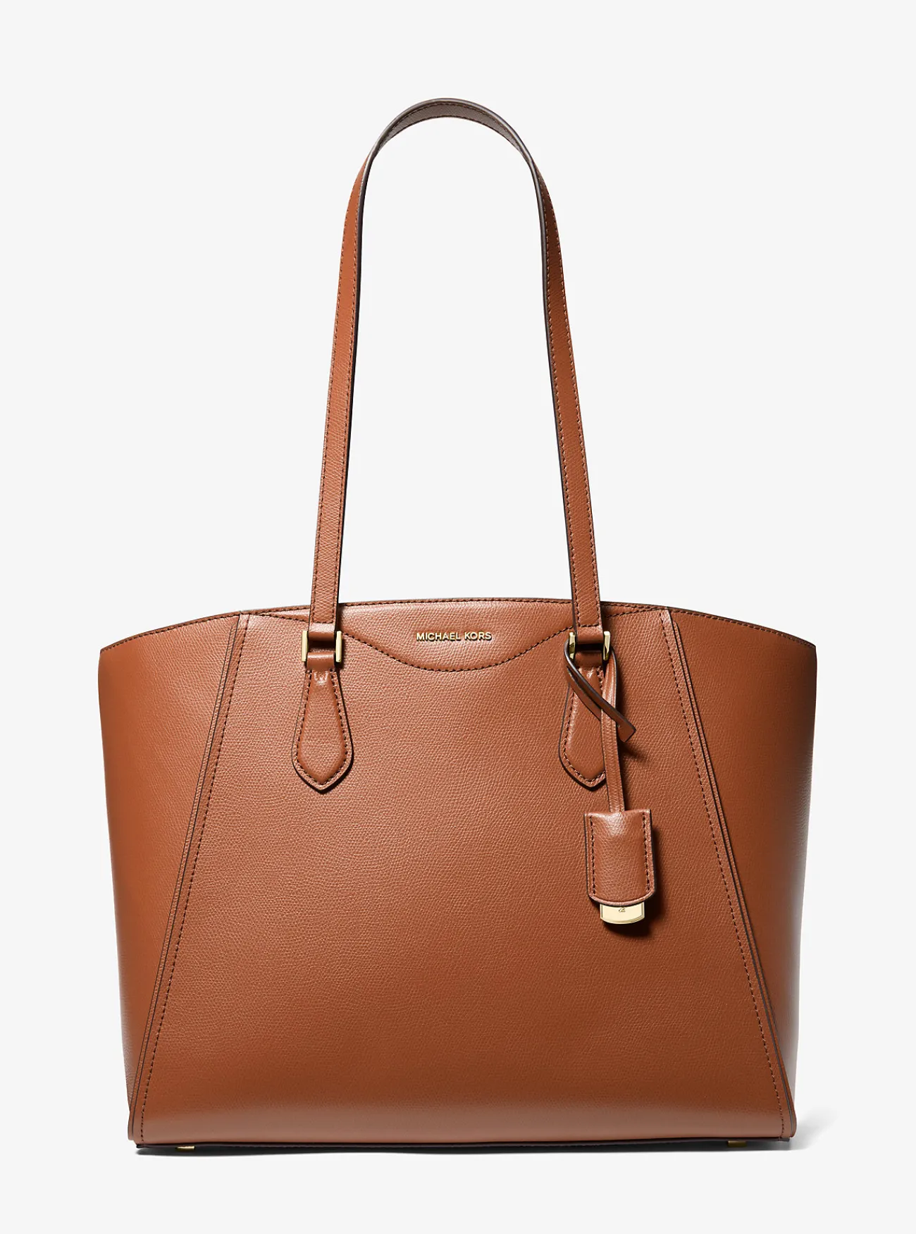 Michael Kors Draagtas Taryn van leer, groot LUGGAGE Best