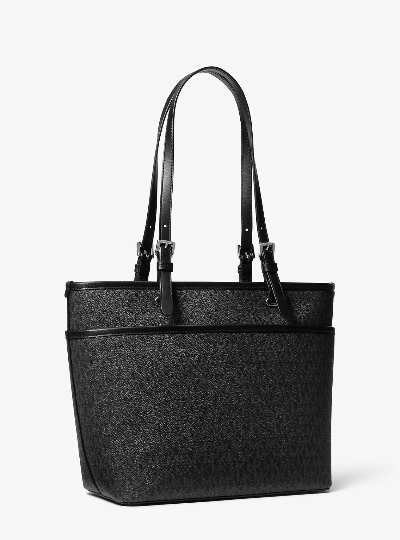 Michael Kors Draagtas Winston met kenmerkend logo en vak, middelgroot ZWART New