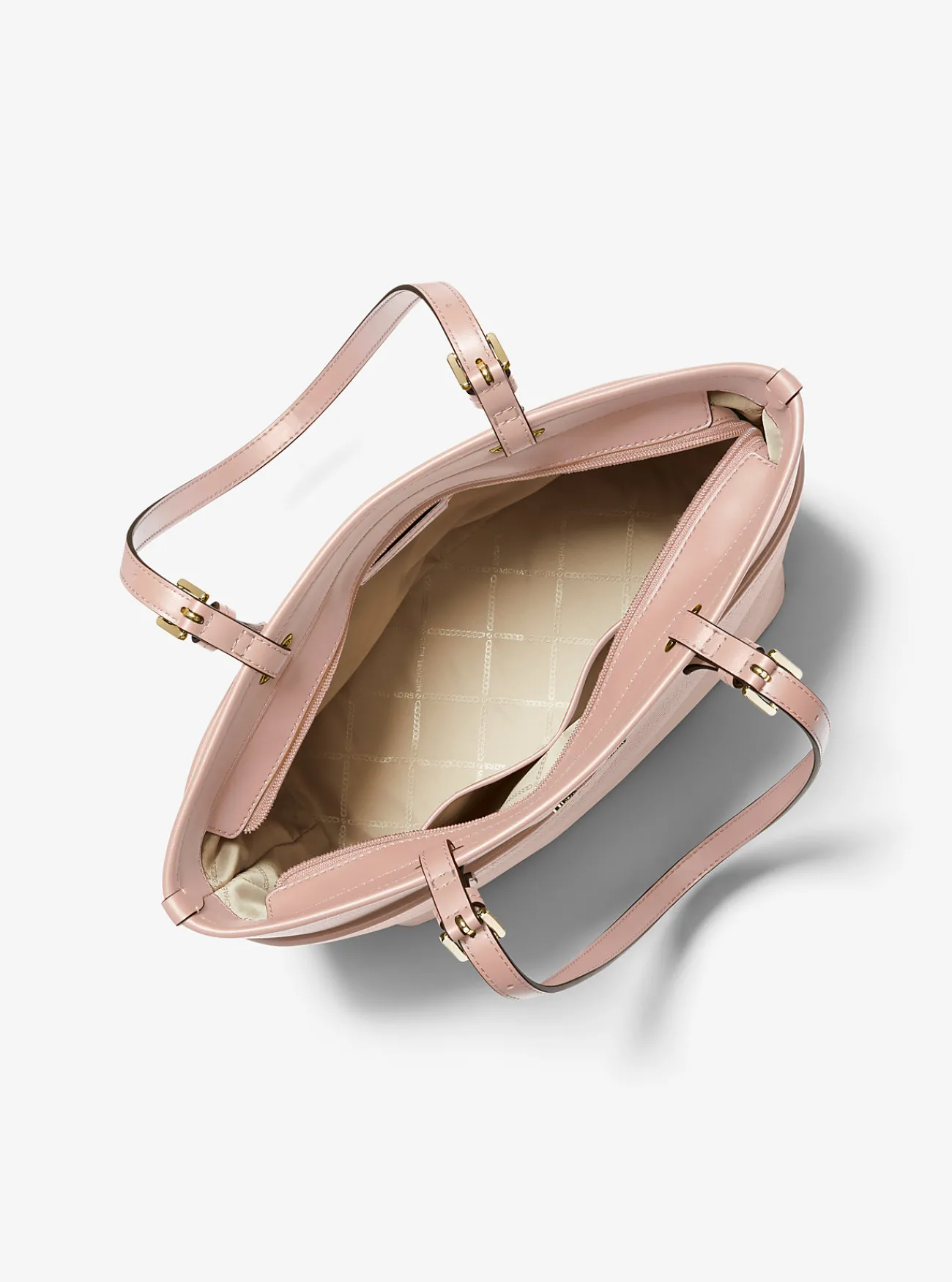 Michael Kors Draagtas Winston van getrommeld leer, middelgroot ZACHTROZE Sale