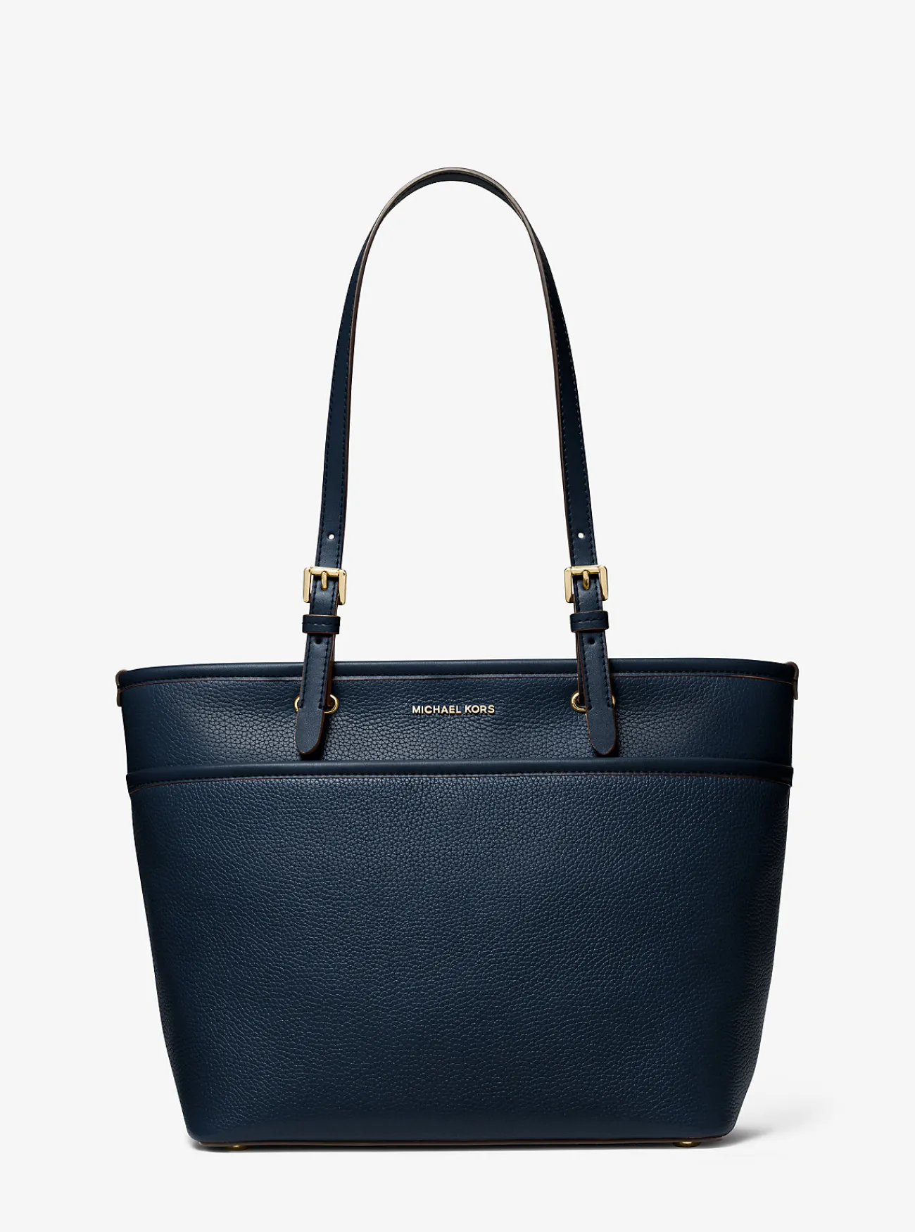 Michael Kors Draagtas Winston van getrommeld leer, middelgroot MARINEBLAUW Hot