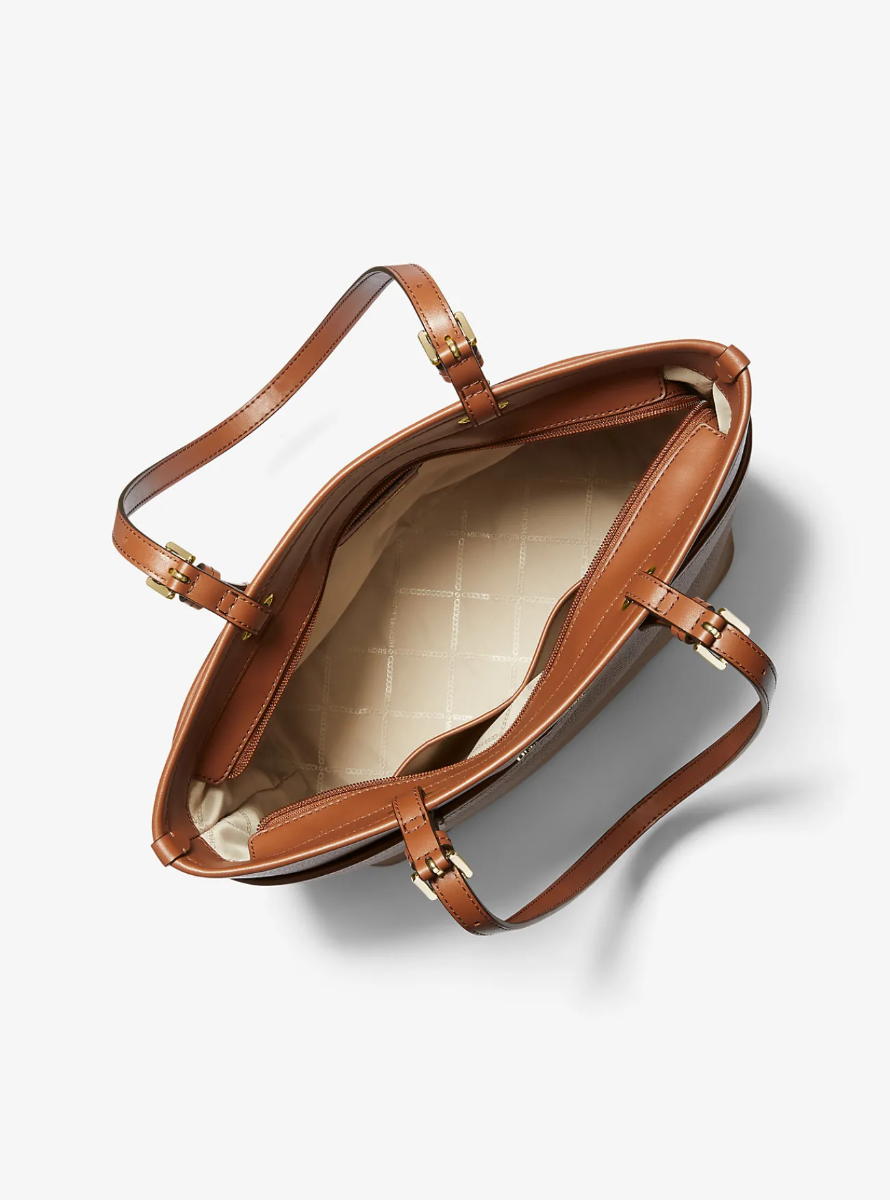 Michael Kors Draagtas Winston van getrommeld leer, middelgroot LUGGAGE Outlet