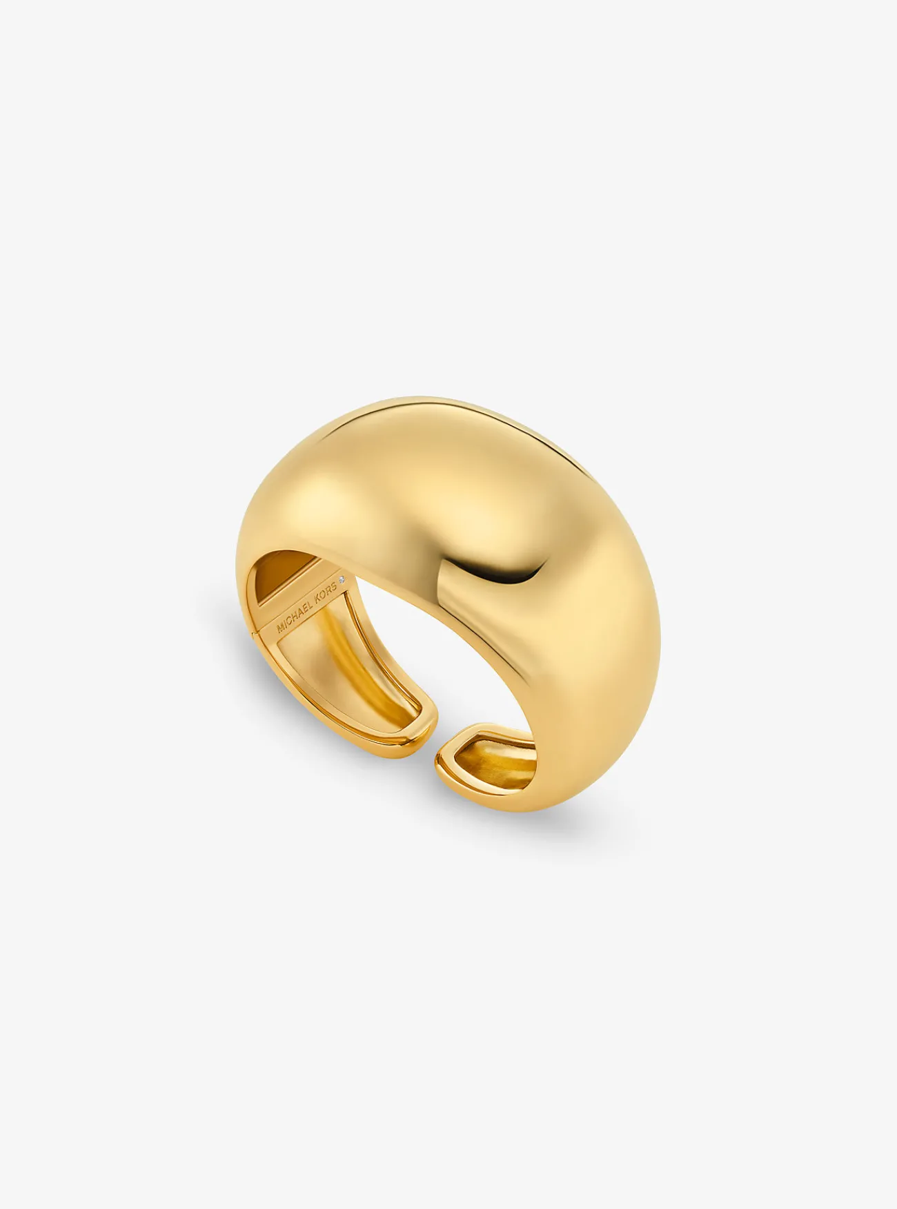 Michael Kors Earcuff van messing met plating met edelmetaal, groot en bolvormig GOUD Outlet