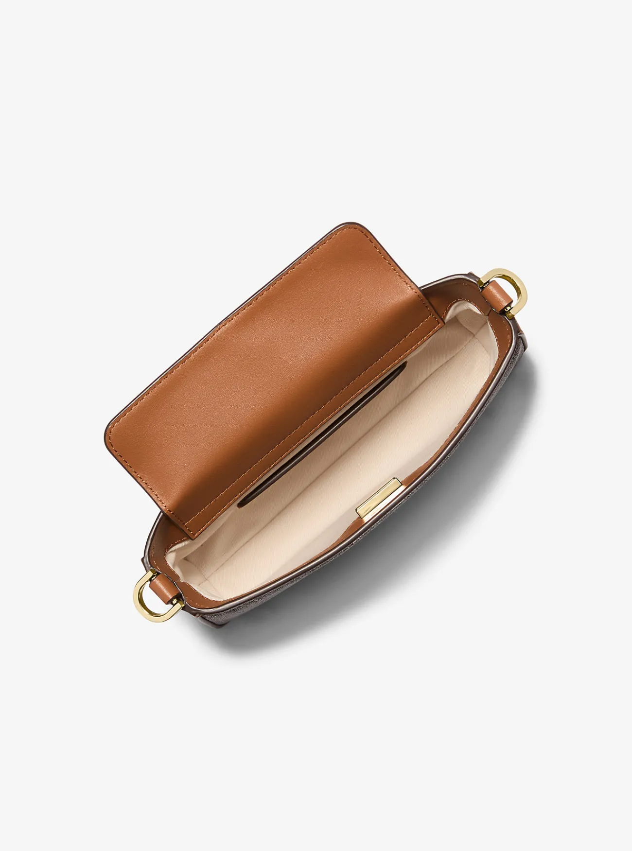 Michael Kors Enveloptas Bryant met kenmerkend logo, aanpasbaar en klein Discount