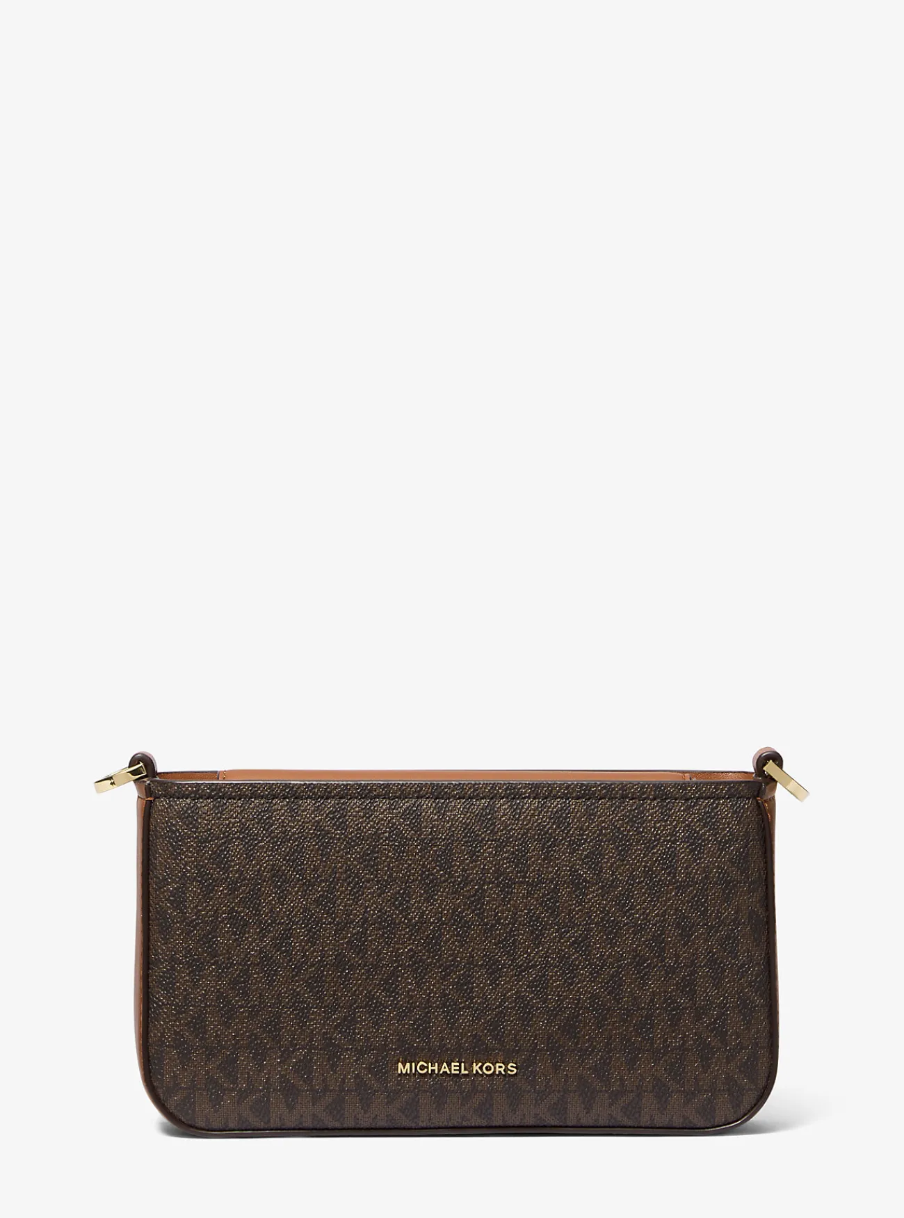 Michael Kors Enveloptas Bryant met kenmerkend logo, aanpasbaar en klein Discount