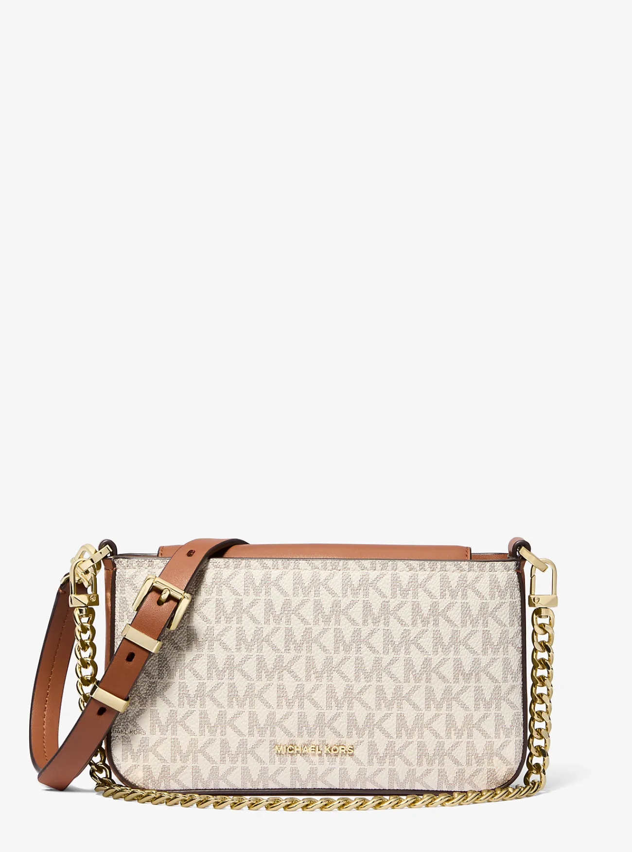Michael Kors Enveloptas Bryant met kenmerkend logo, aanpasbaar en klein Online