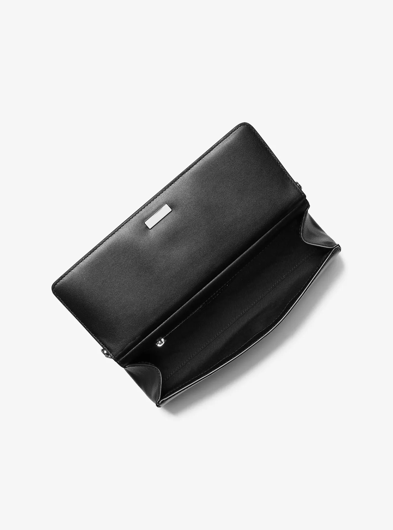 Michael Kors Enveloptas Carmine van leer, middelgroot ZWART Online