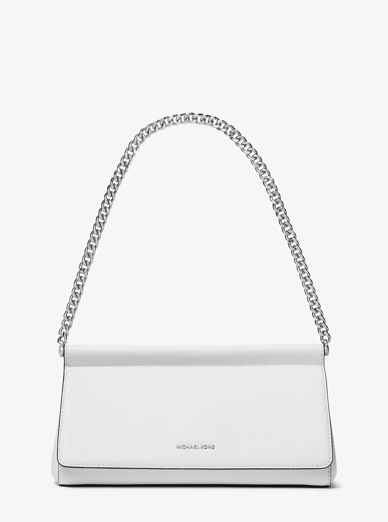 Michael Kors Enveloptas Carmine van leer, middelgroot OPTISCHWIT New