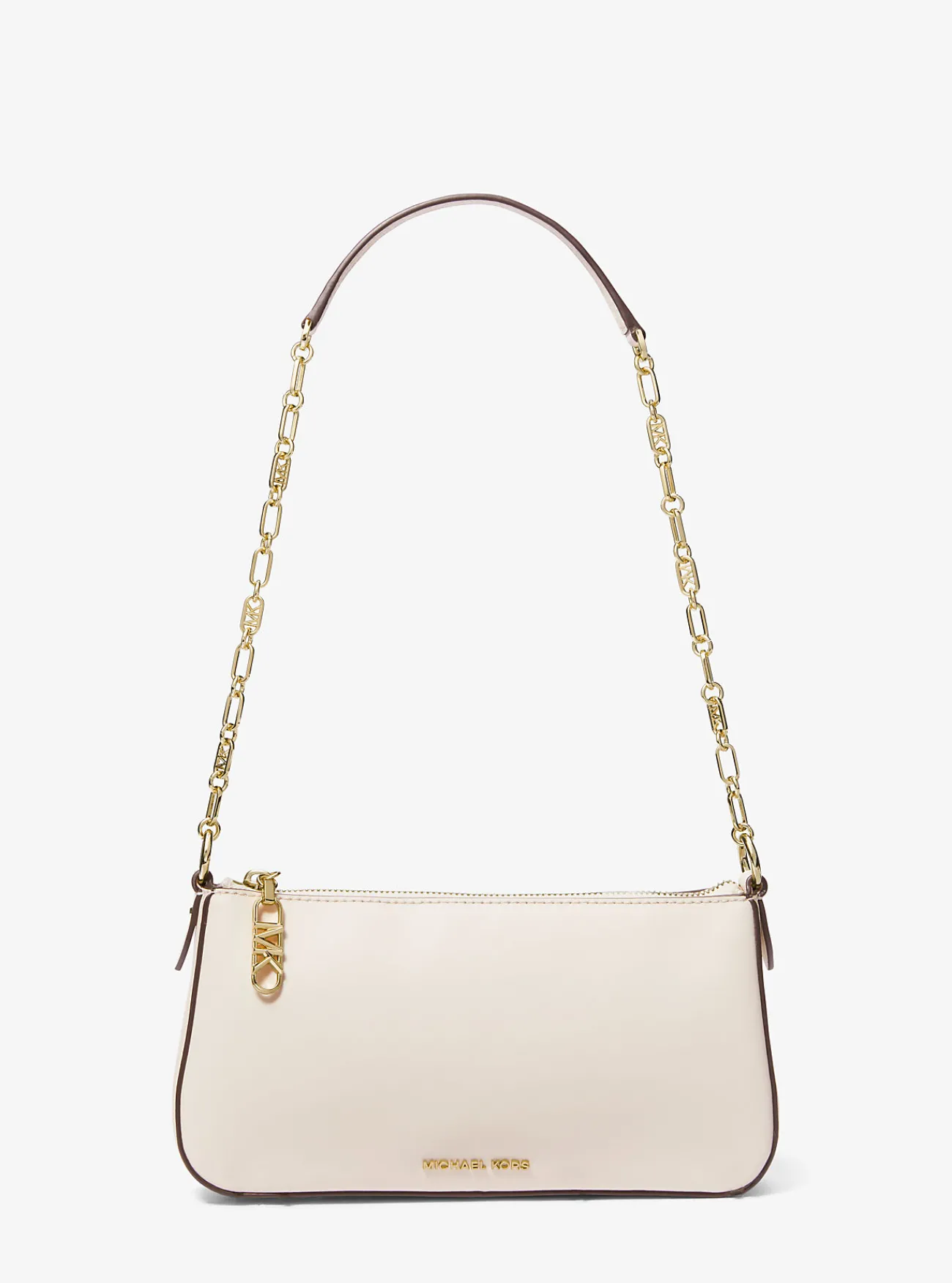 Michael Kors Enveloptas Empire van leer met schakels, middelgroot LICHTCR&Egrave;ME Outlet