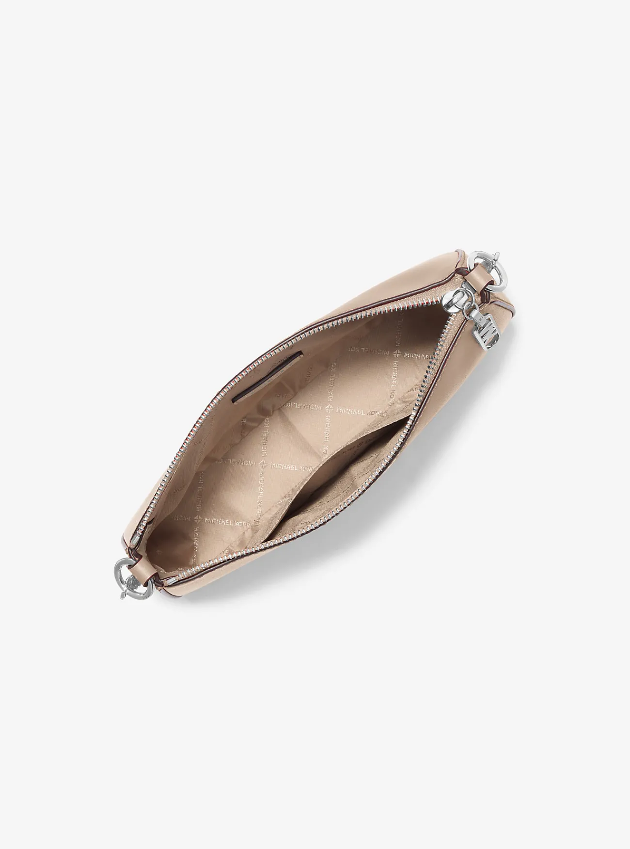 Michael Kors Enveloptas Empire van leer met schakels, middelgroot LICHTZAND Sale