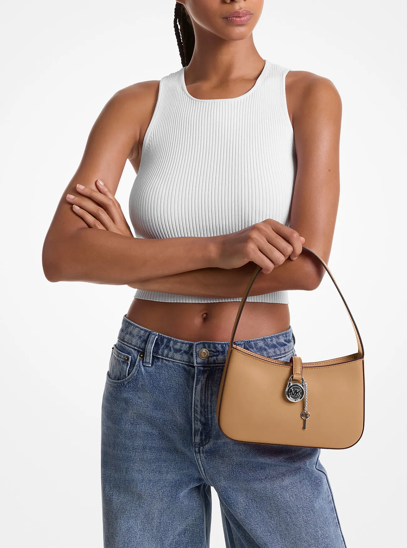 Michael Kors Enveloptas Lyra van leer, klein PINDA Online