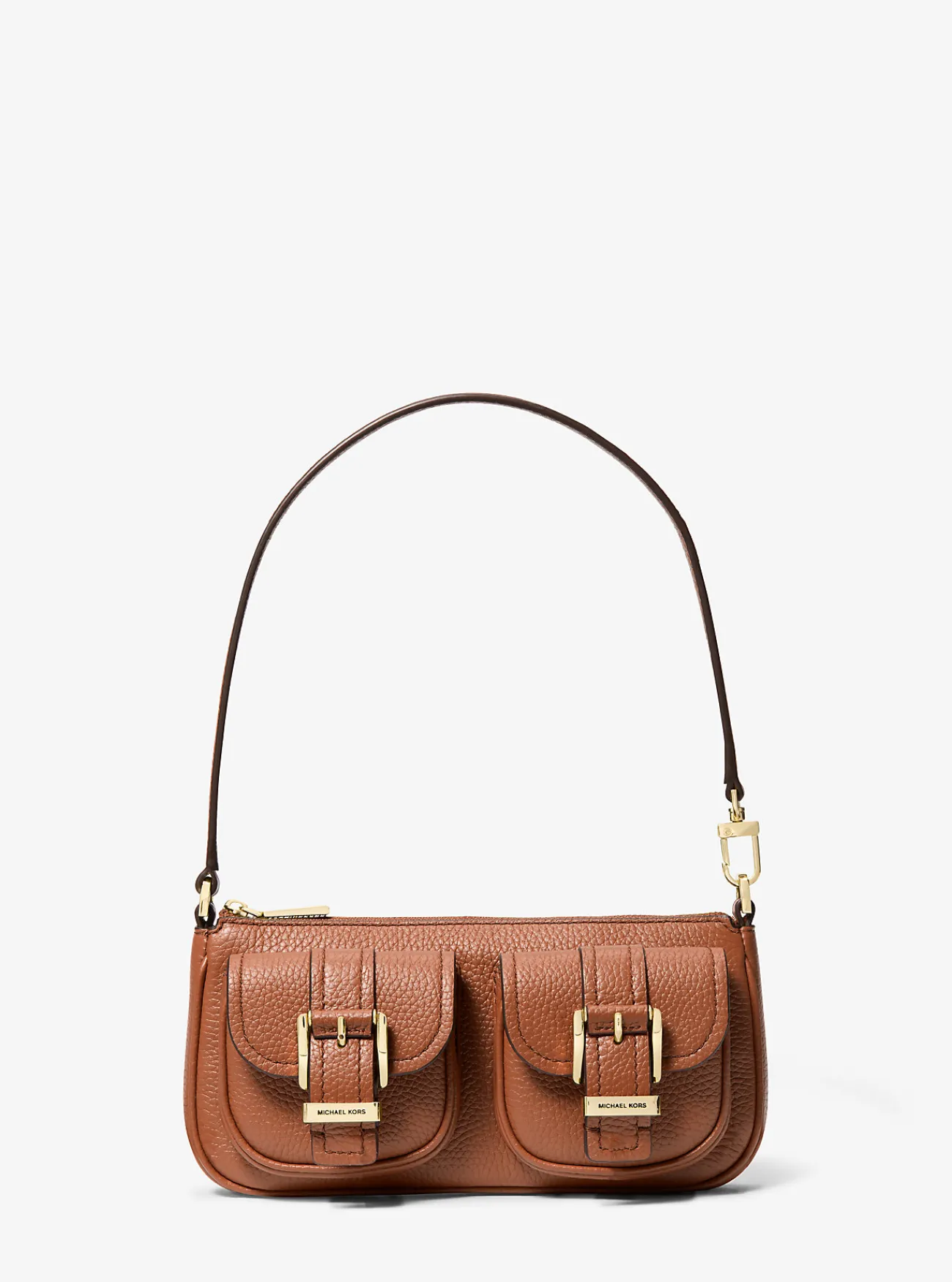 Michael Kors Enveloptas Zoe van getrommeld leer, klein LUGGAGE Online