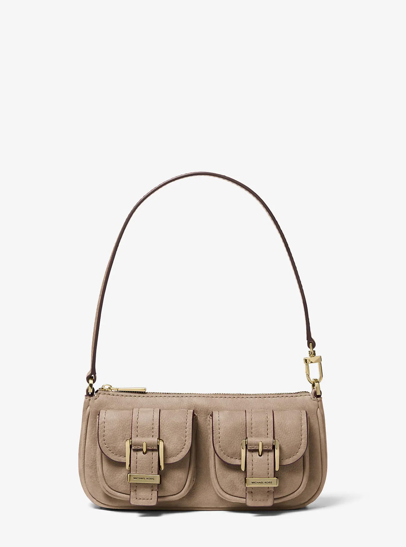 Michael Kors Enveloptas Zoe van su&egrave;de, aanpasbaar en klein BERK Sale
