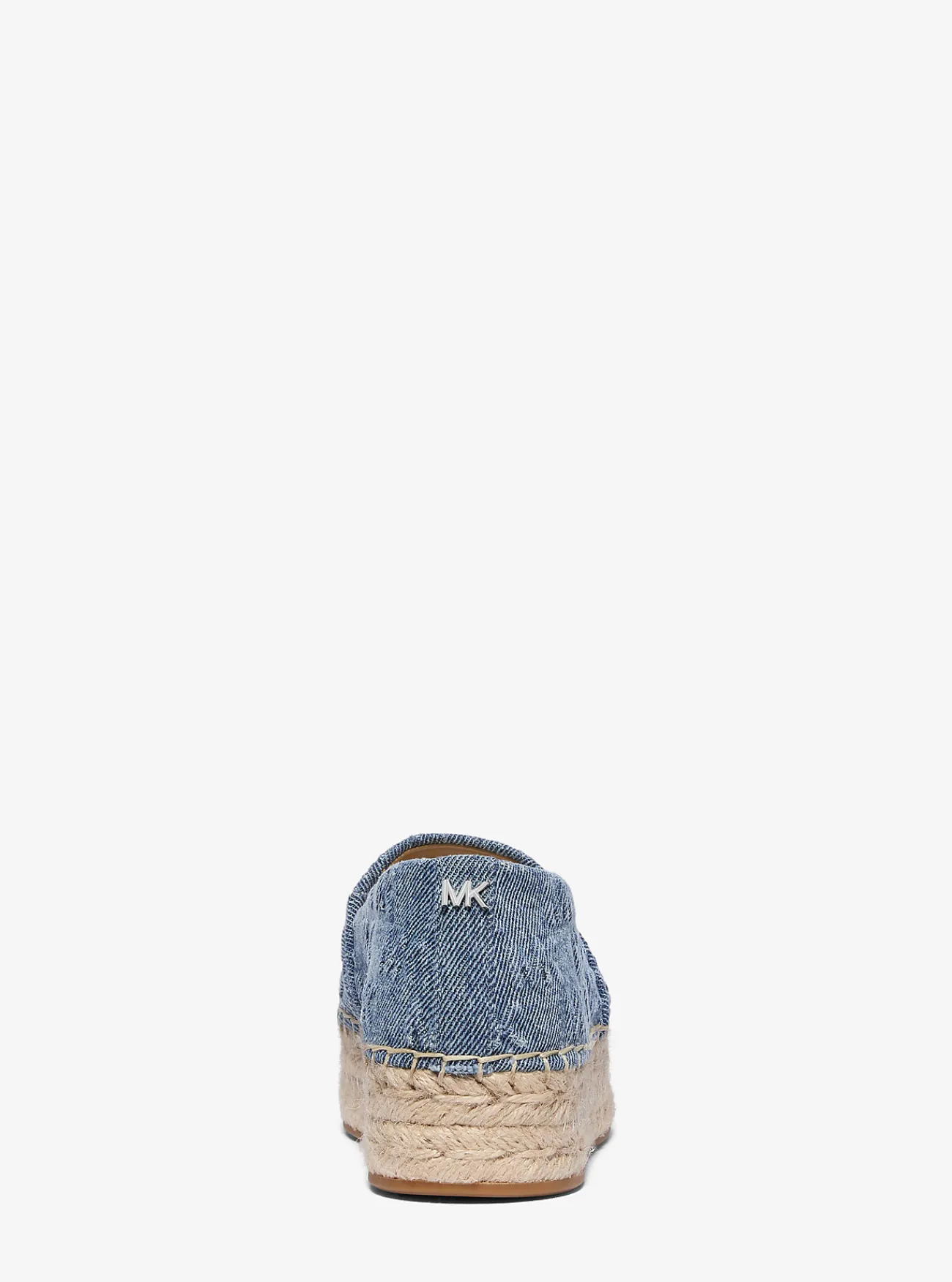 Michael Kors Espadrille Lynn van denim met plateauzool en logo in reliëf UNIONMETWASSING Hot