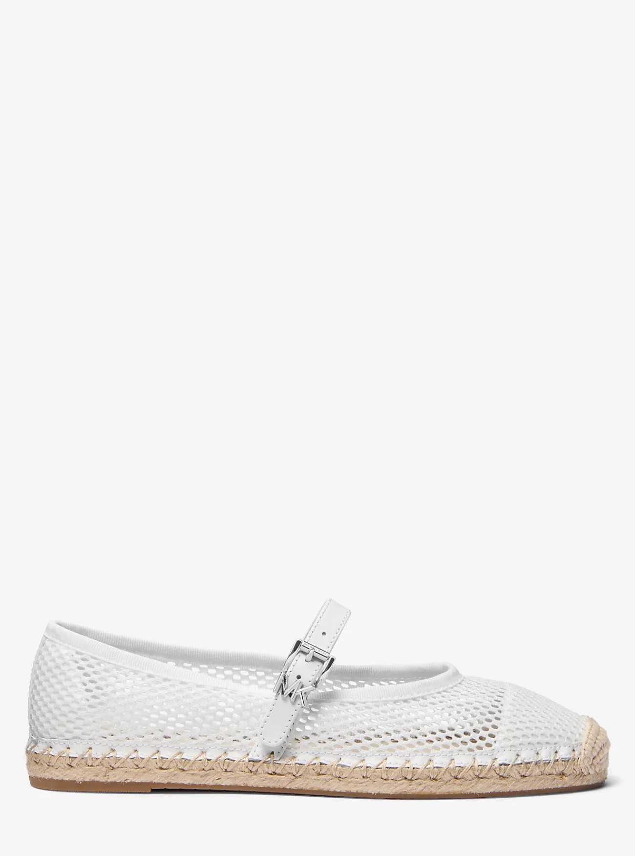 Michael Kors Espadrille Lynn van mesh in ballerinastijl OPTISCHWIT Clearance