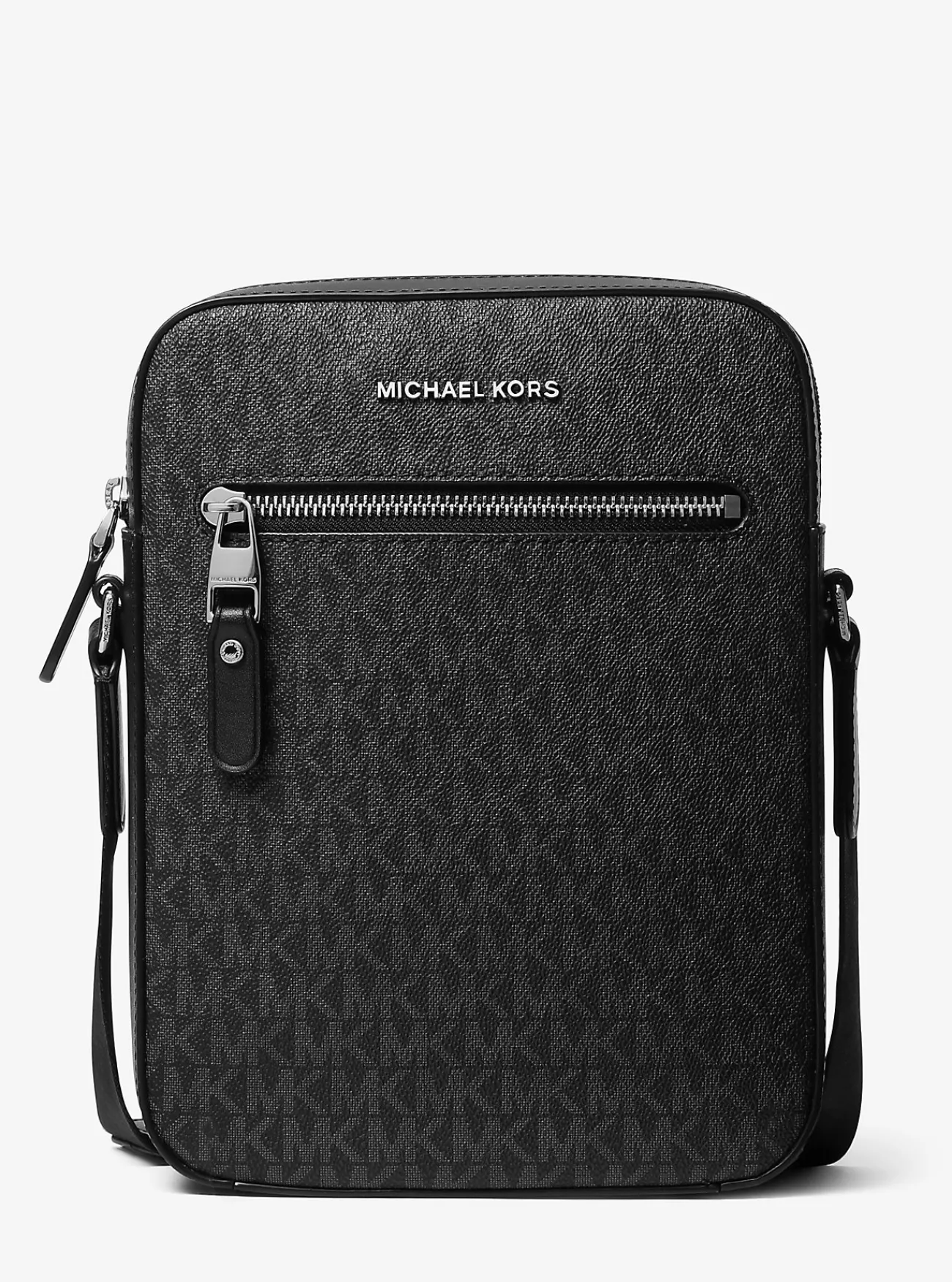 Michael Kors Flightbag Varick met logo ZWART Best