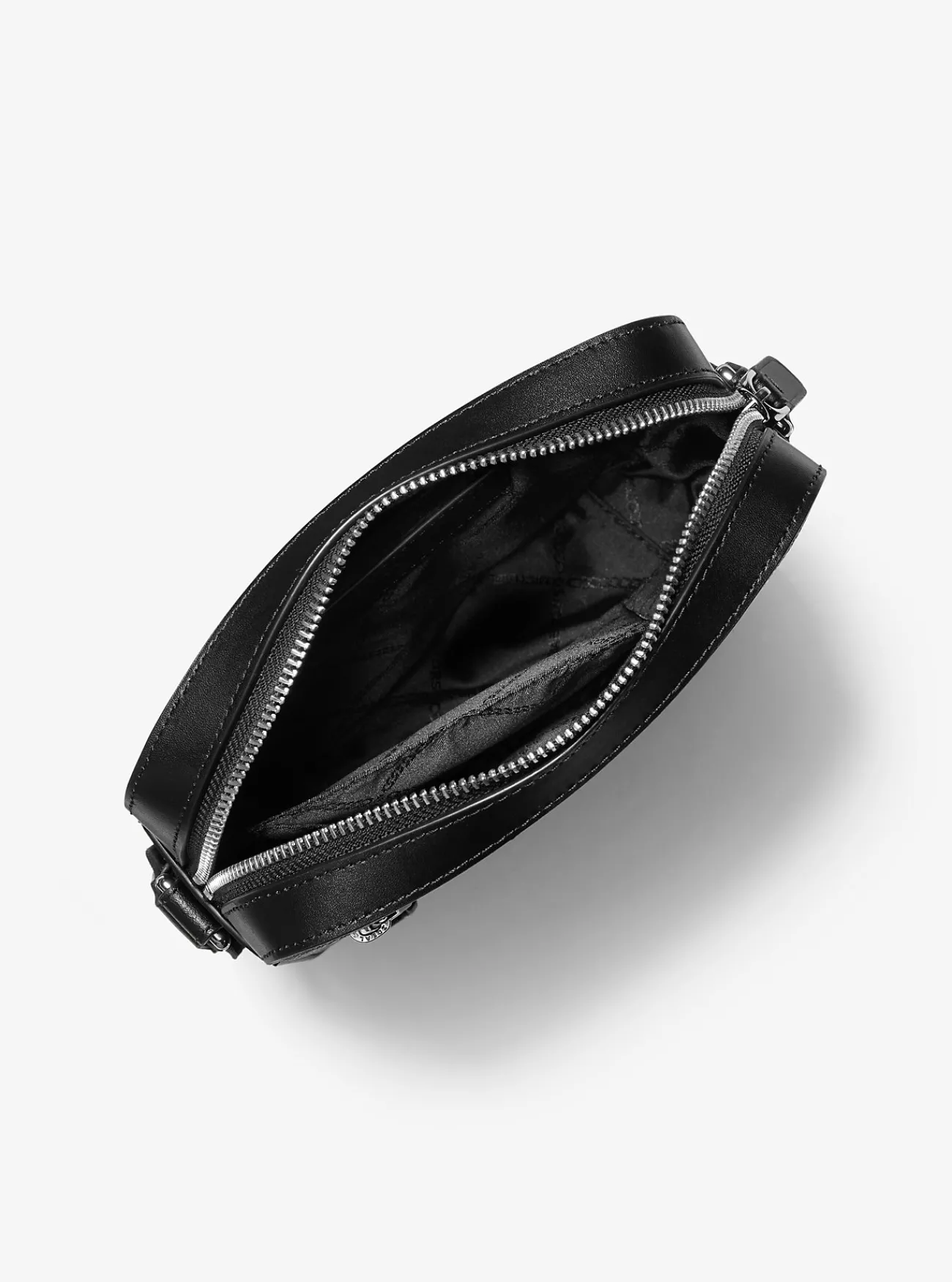 Michael Kors Flightbag Varick met logo ZWART Best