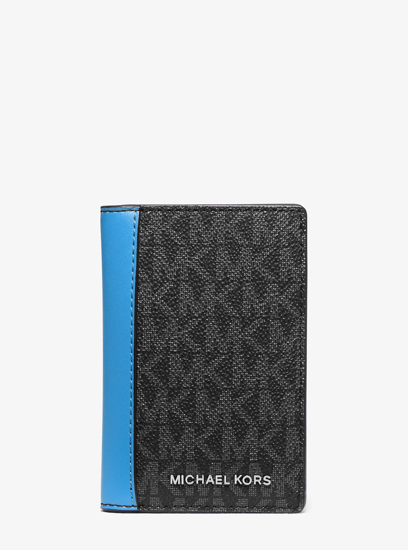 Michael Kors Foliokaarthouder Hudson met kenmerkend logo BLAUWMULTI Hot