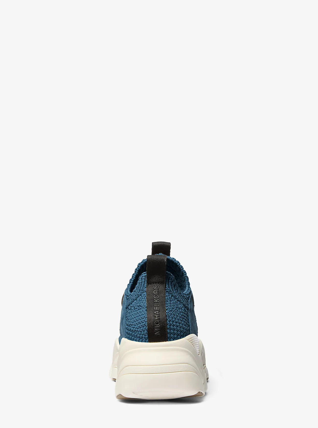 Michael Kors Gebreide sneaker Atlas met stretch DONKERCHAMBRAY Online