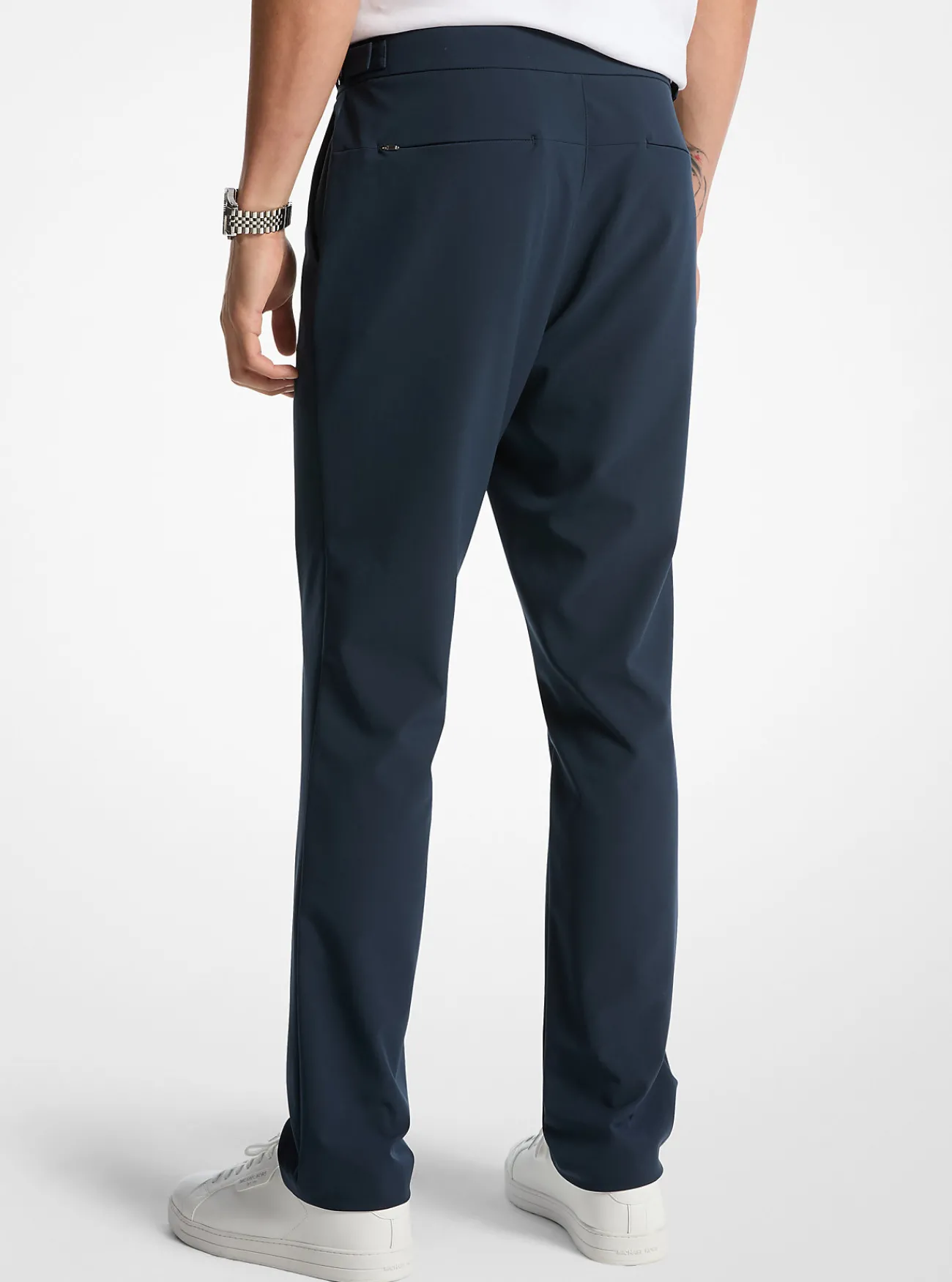 Michael Kors Geweven tech-broek MIDDERNACHTSBLAUW Fashion