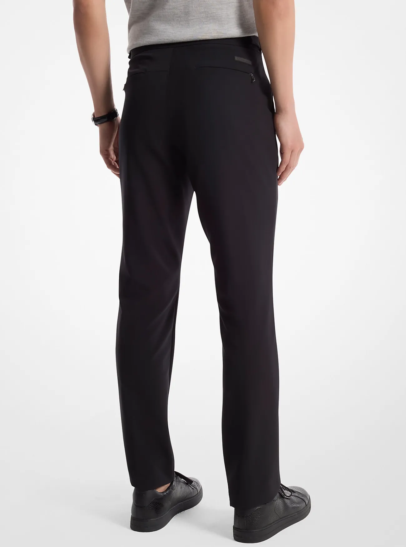 Michael Kors Geweven tech-broek ZWART Sale