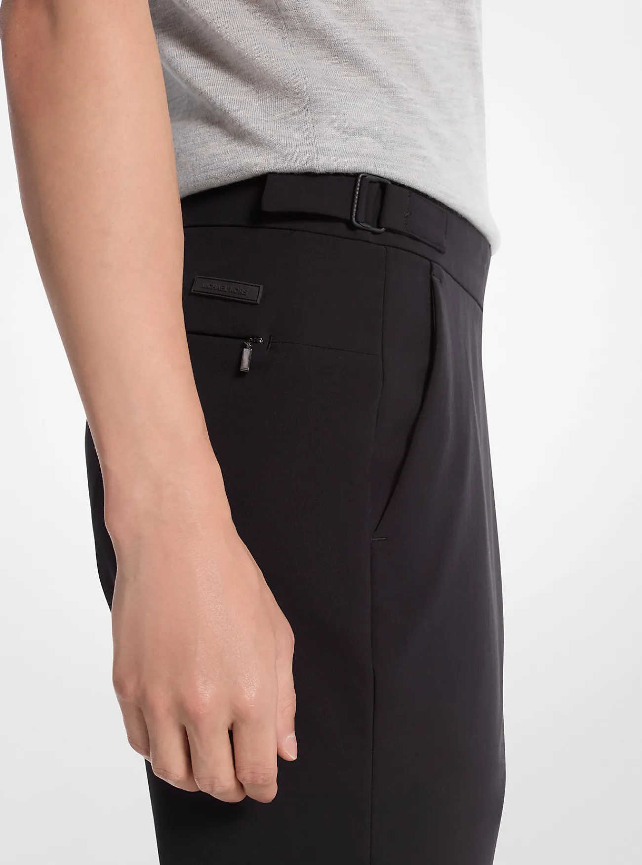 Michael Kors Geweven tech-broek ZWART Sale