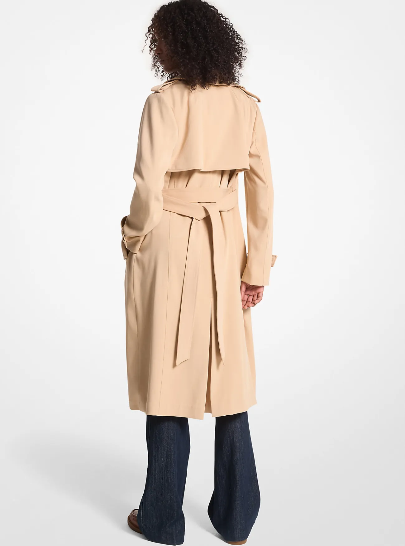 Michael Kors Geweven trenchcoat KAKI Outlet
