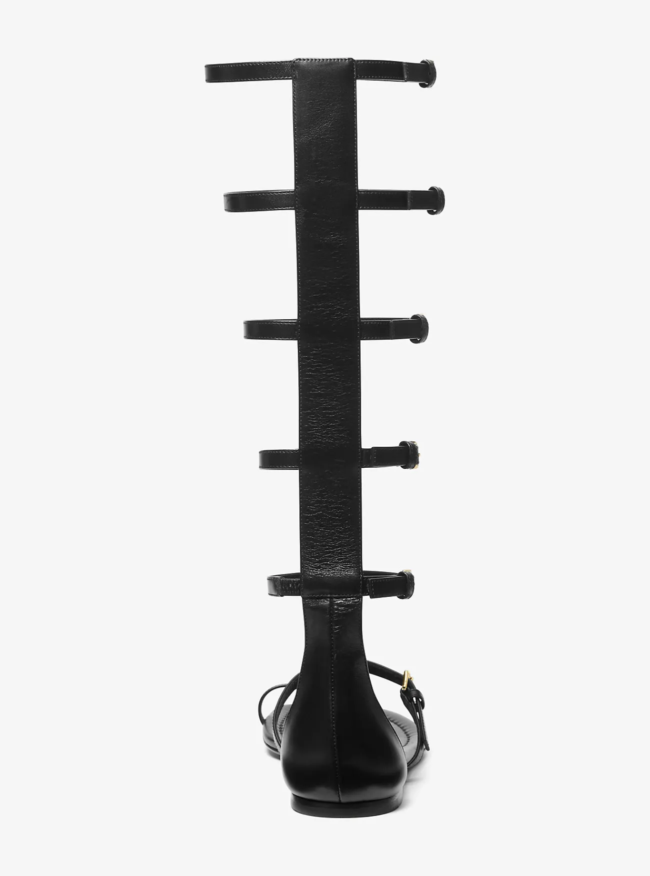 Michael Kors Gladiatorsandaal Juliette van leer ZWART Clearance