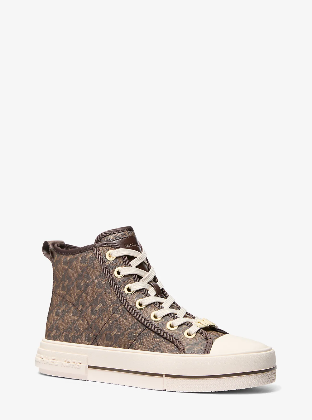 Michael Kors Hoge sneaker Evy met Empire-monogram BRUIN Fashion