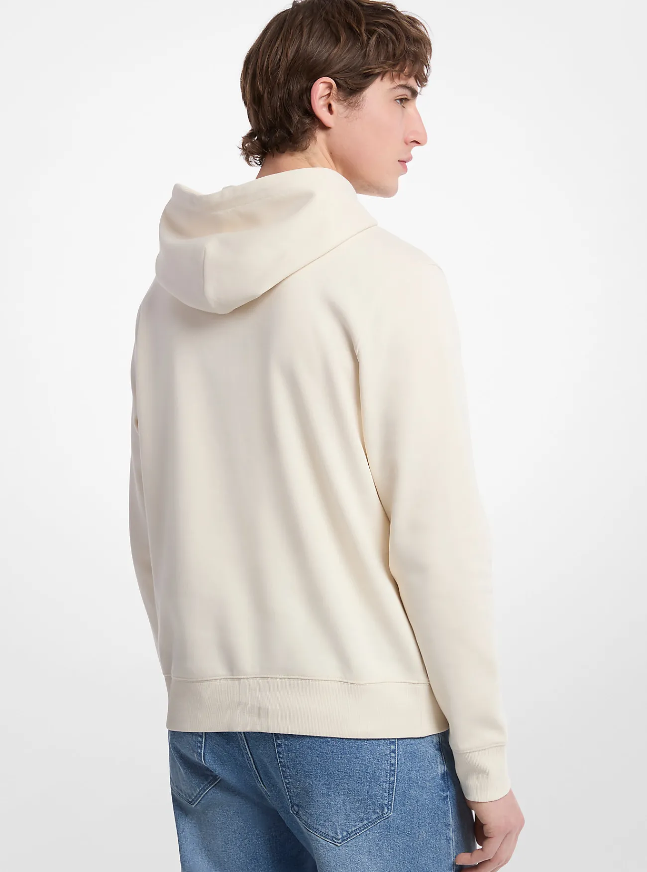 Michael Kors Hoody van katoenmix met logo in reli&euml;f [3466] Sale